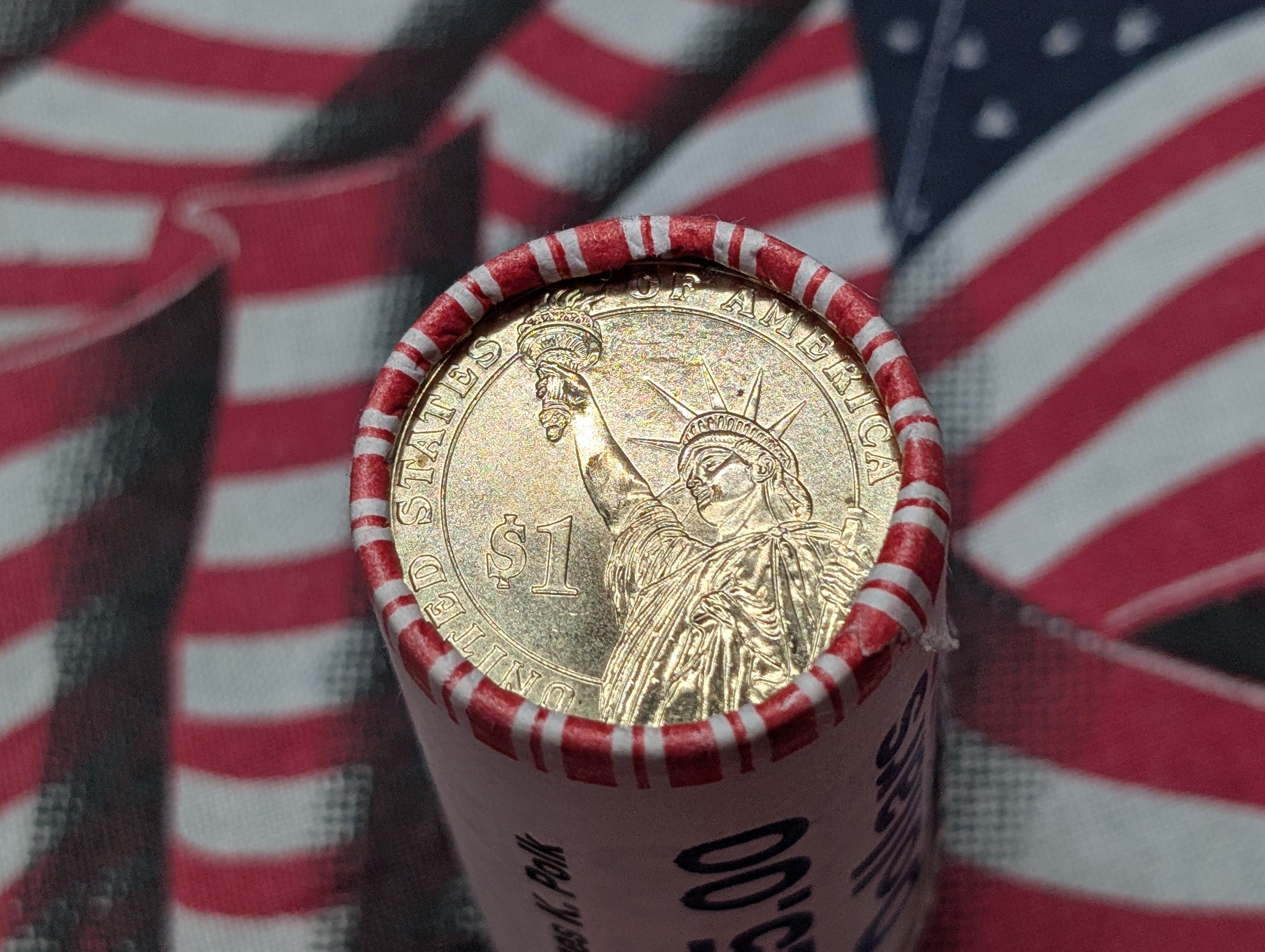 2009 James K. Polk Presidential One Dollars, Unopened Roll