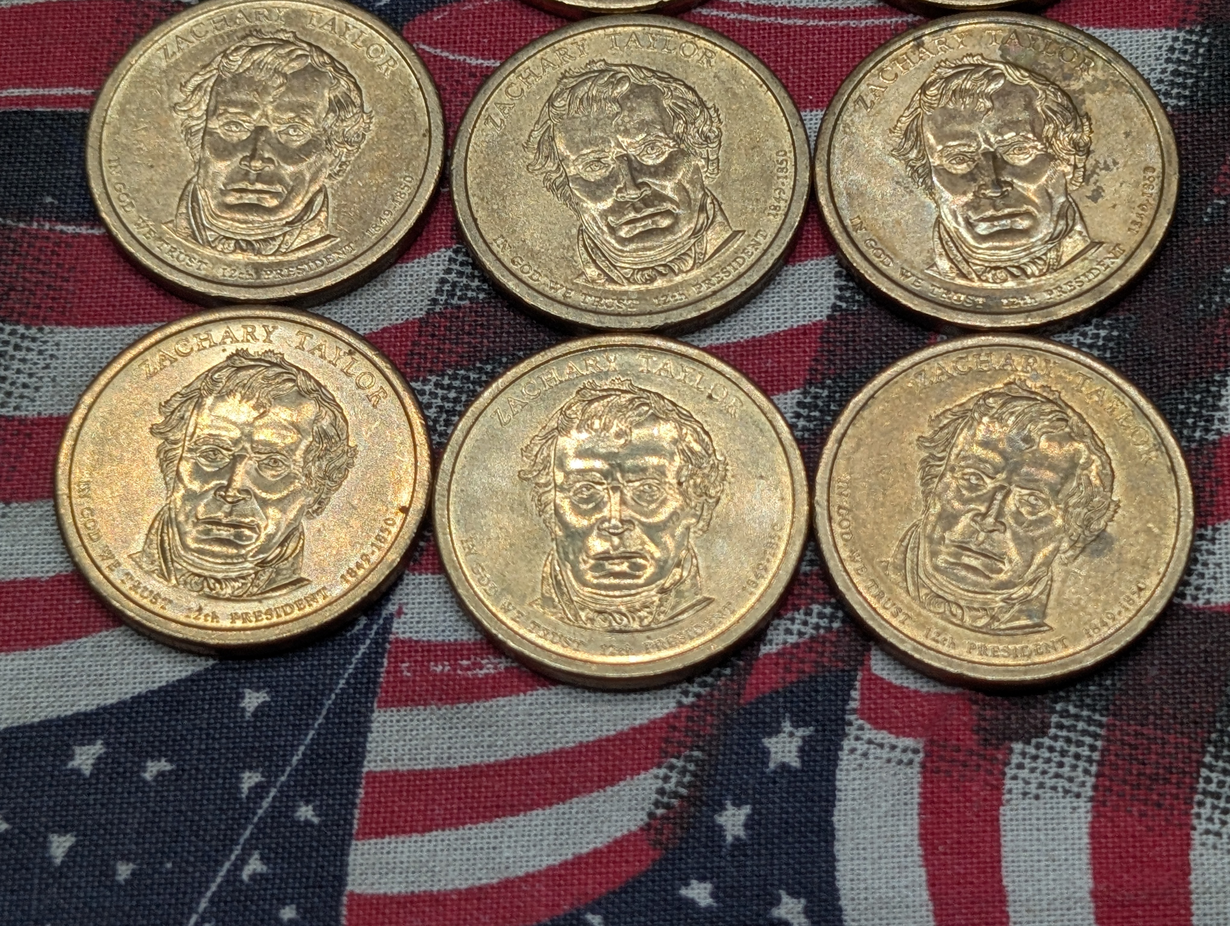 (9) 2009-P Zachary Taylor Presidential One Dollars