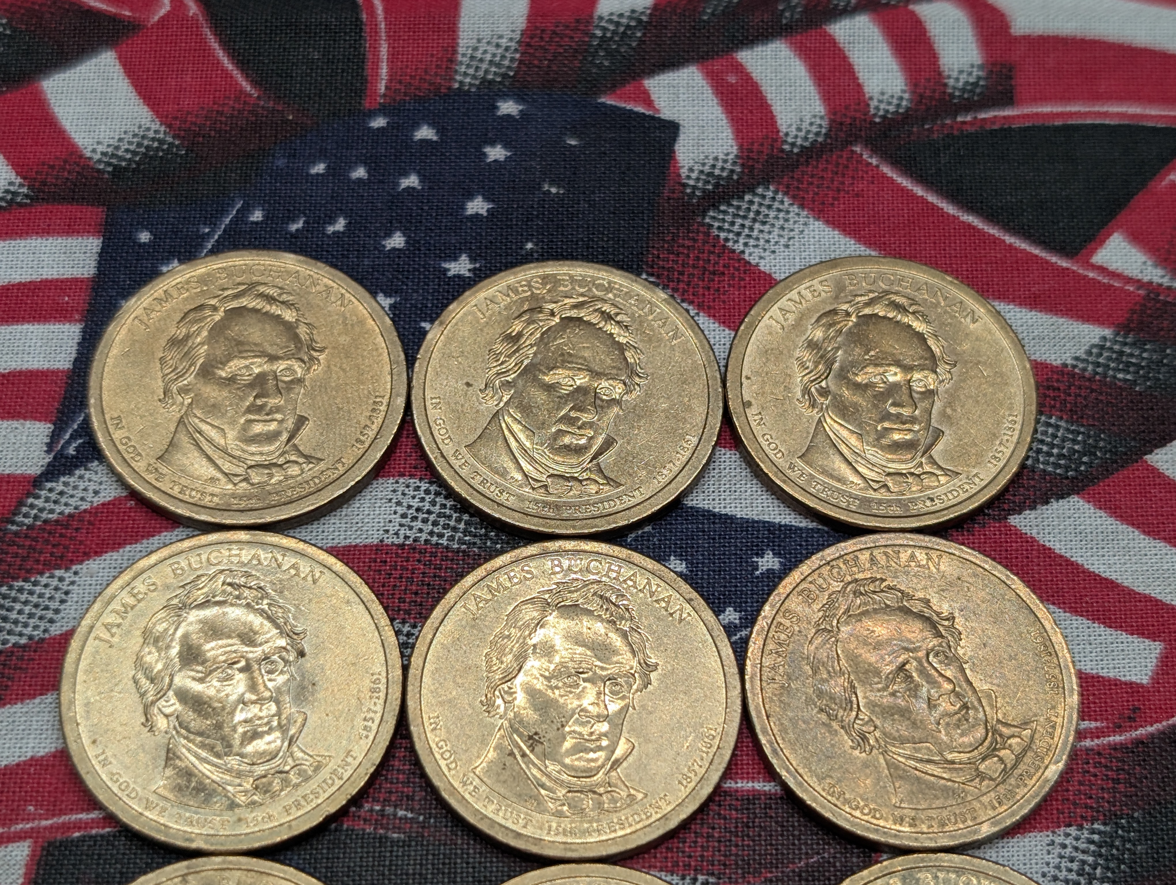 (11) 2010-P James Buchanan Presidential One Dollars