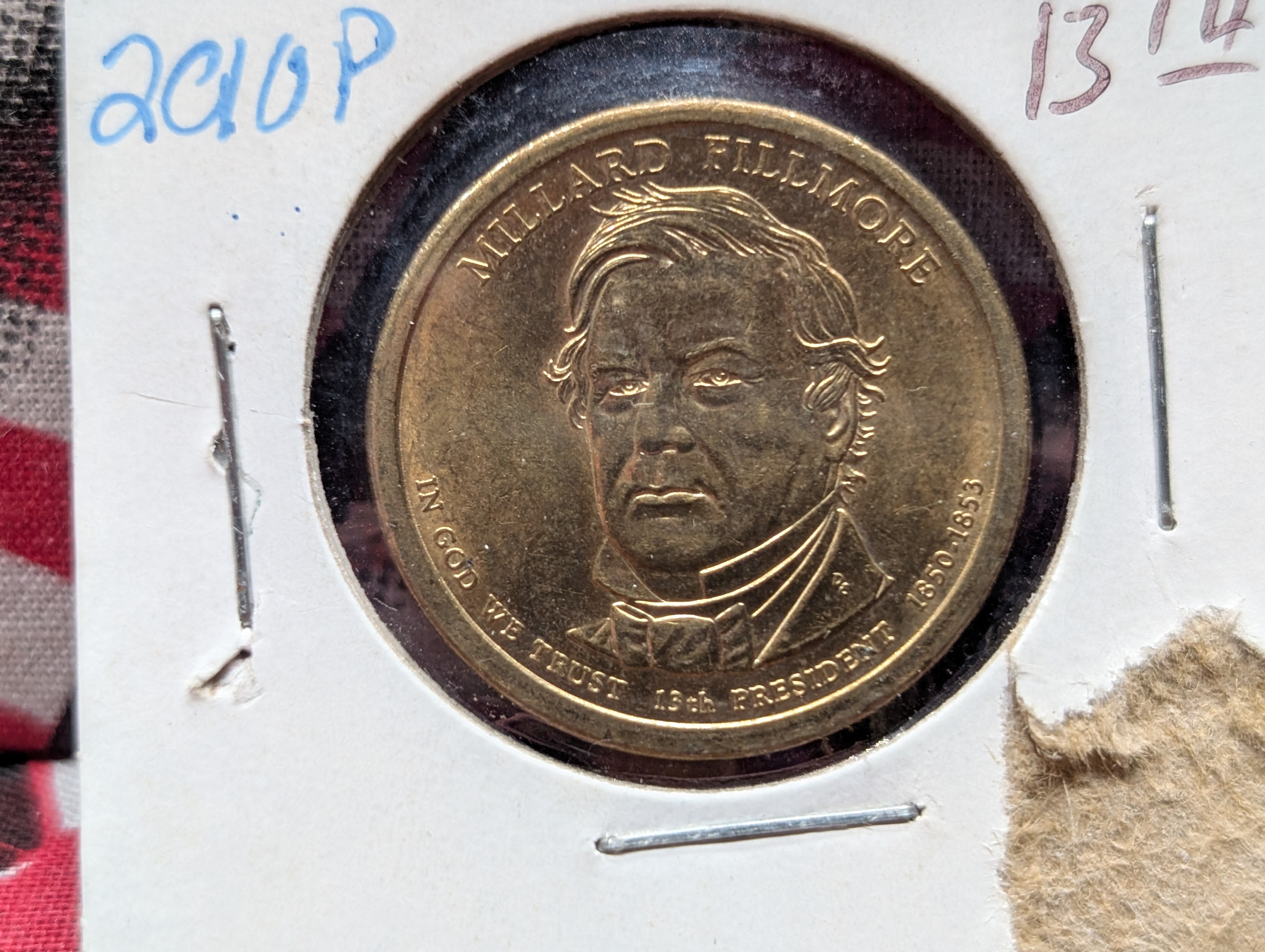 (16) 2010-P Millard Fillmore Presidential One Dollars
