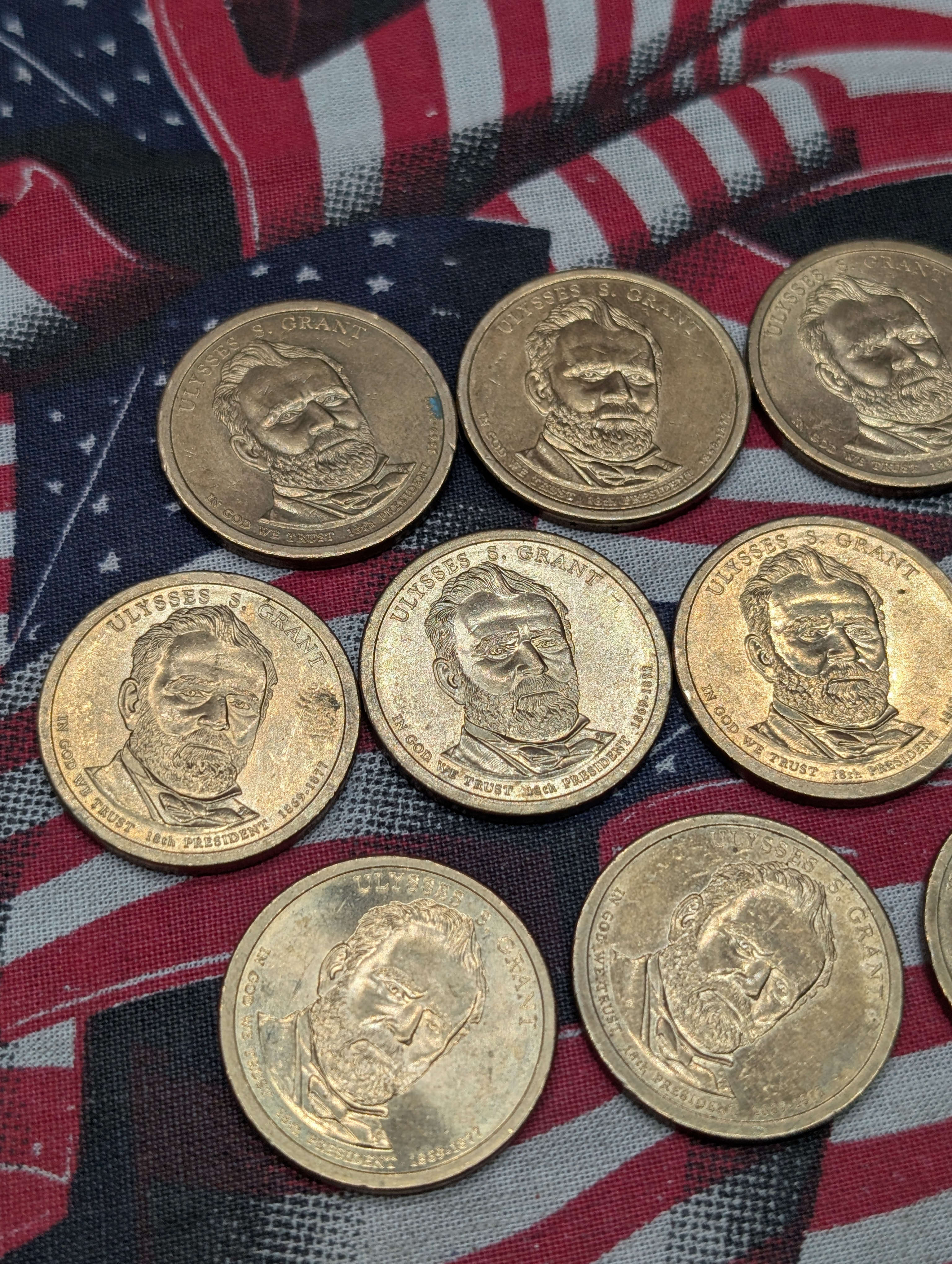 (13) 2011-P Ulysses S. Grant Presidential One Dollars