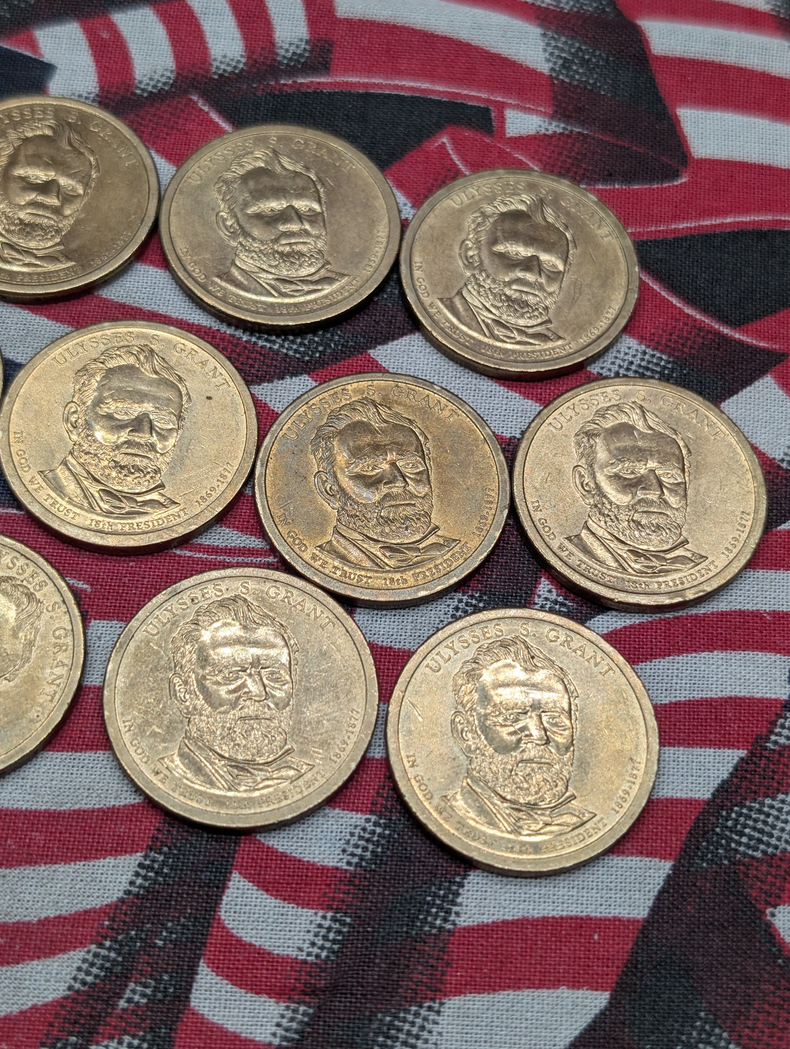 (13) 2011-P Ulysses S. Grant Presidential One Dollars