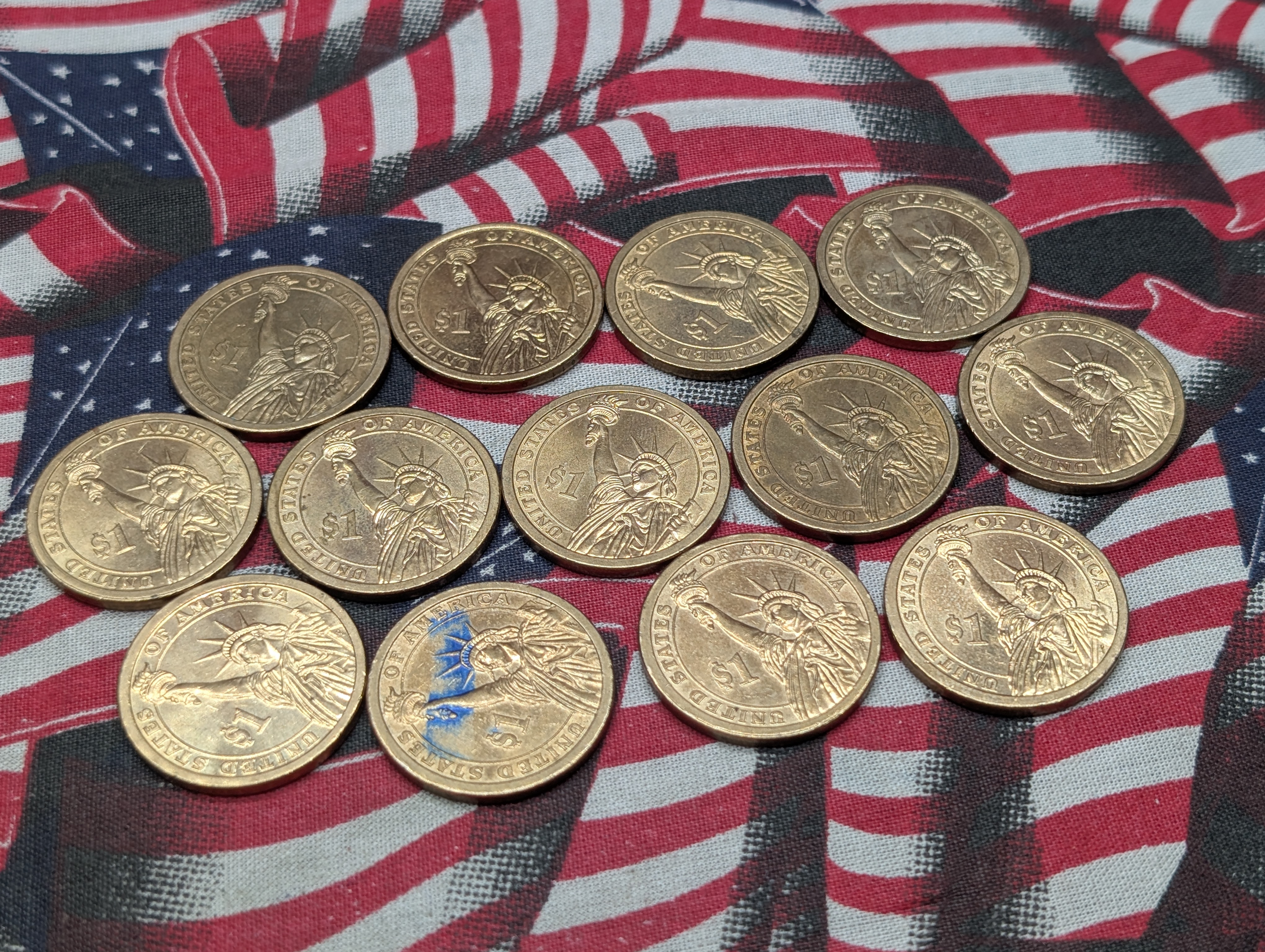 (13) 2011-P Ulysses S. Grant Presidential One Dollars