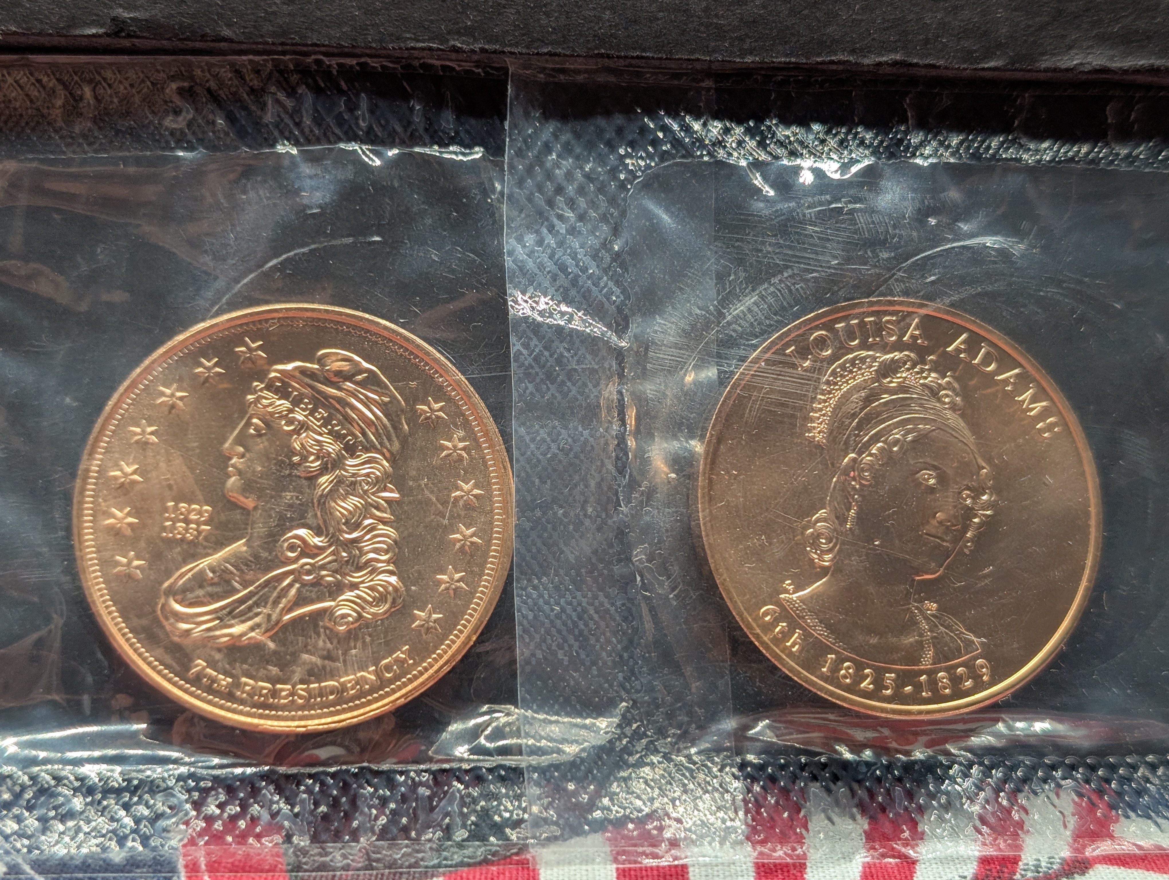 2008 First Spouse Bronze Medal Series Four Medal Set, No Envelope