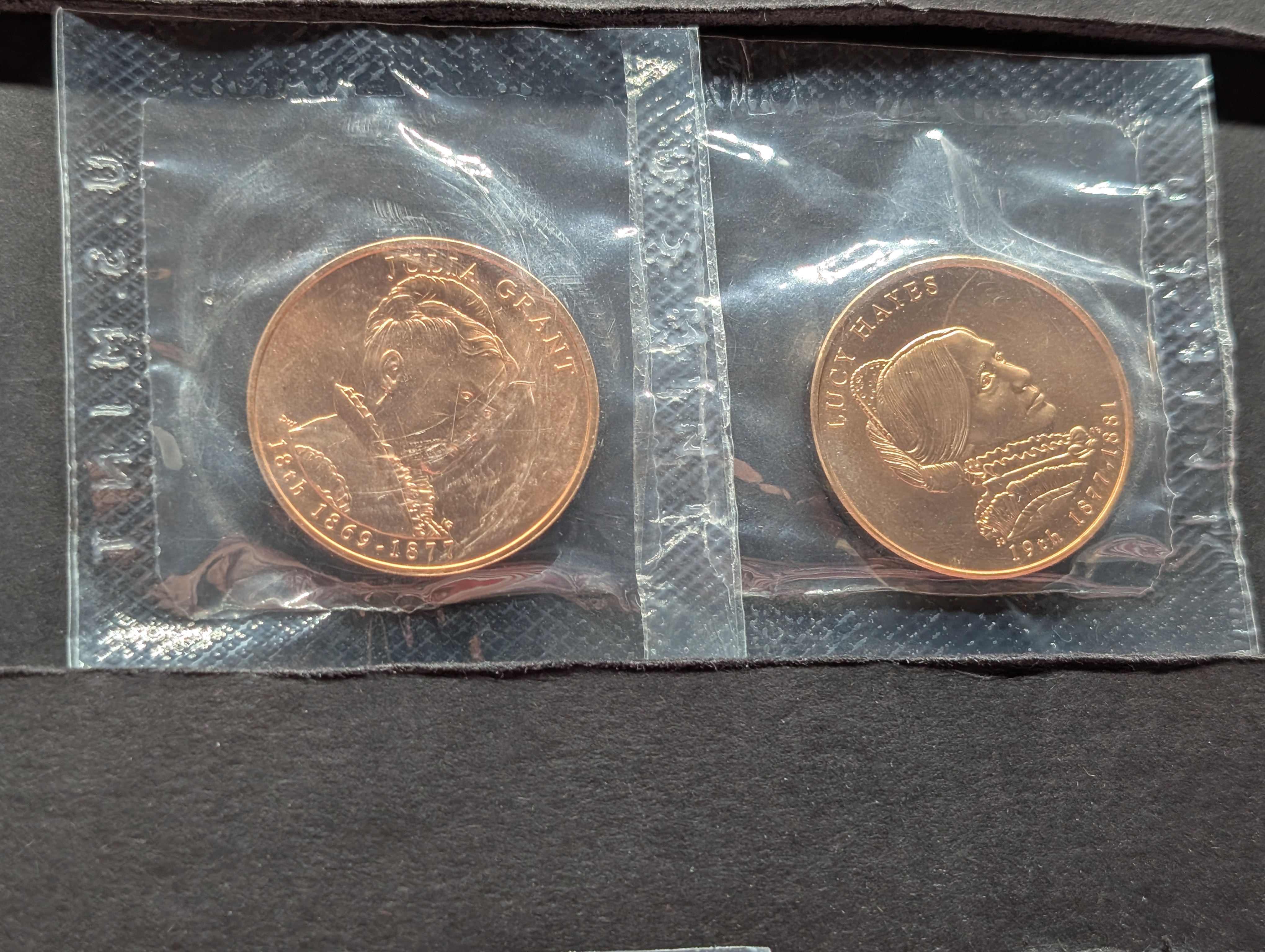 2011 First Spouse Bronze Medal Series Four Medal Set, No Envelope