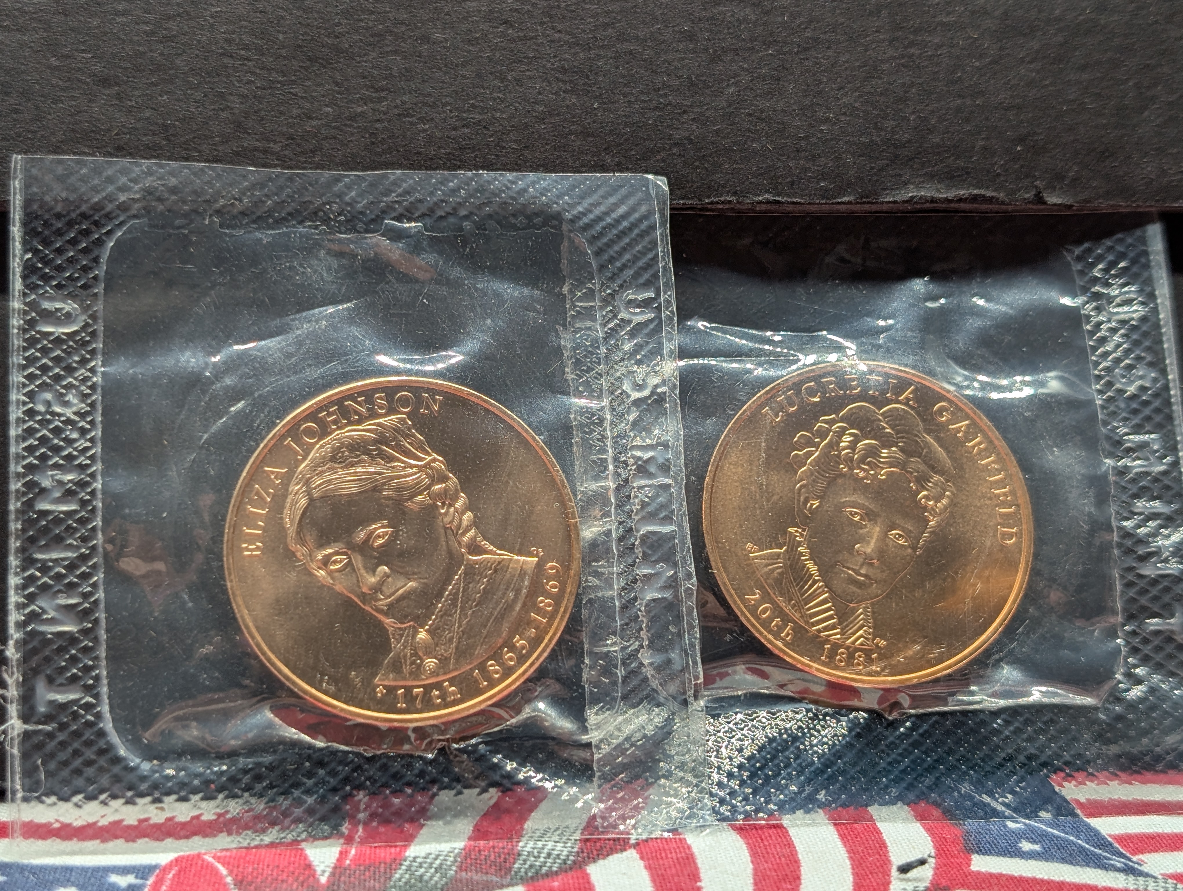 2011 First Spouse Bronze Medal Series Four Medal Set, No Envelope