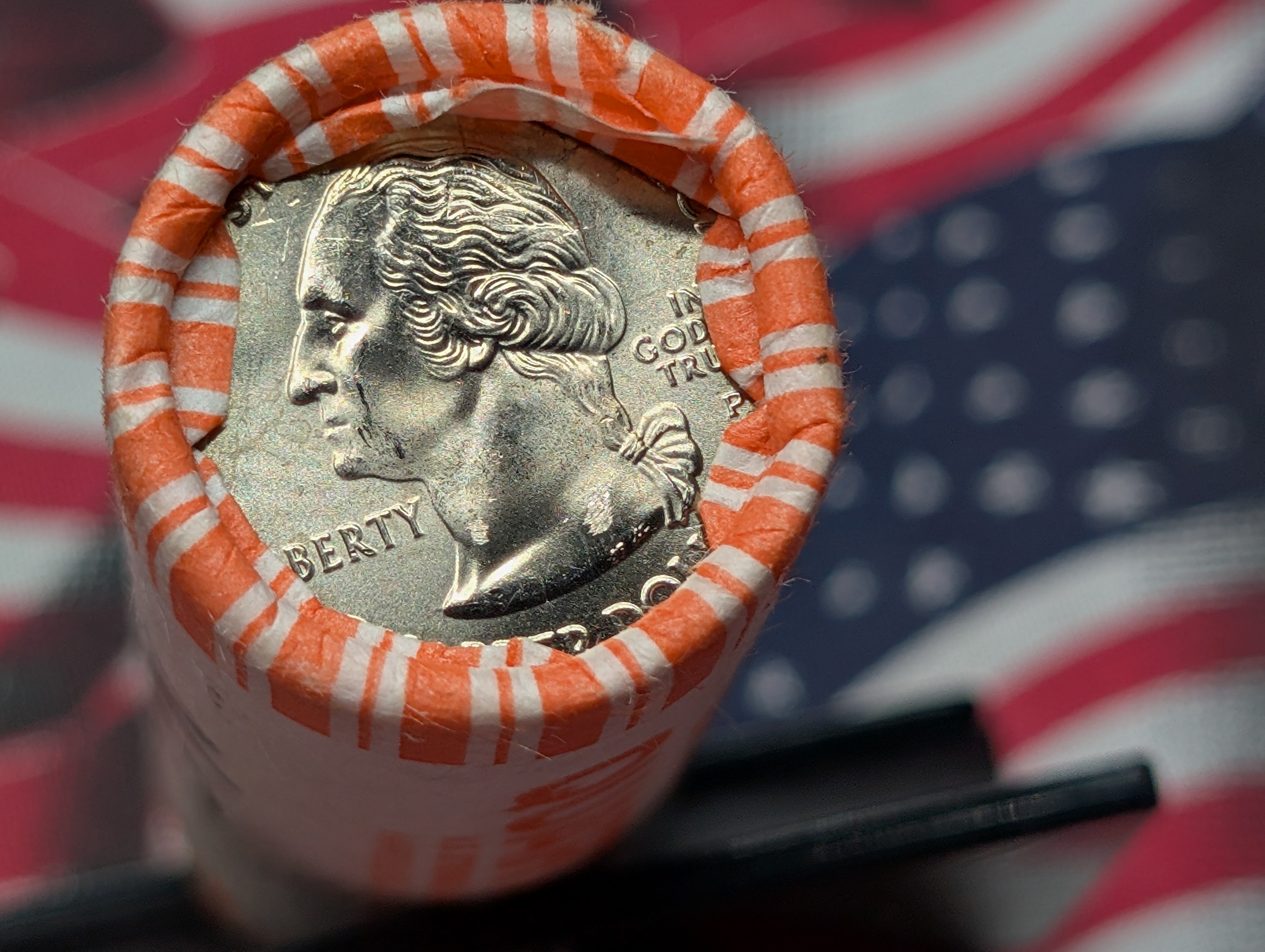 2001-P North Carolina Washington Quarters, Unopened Roll