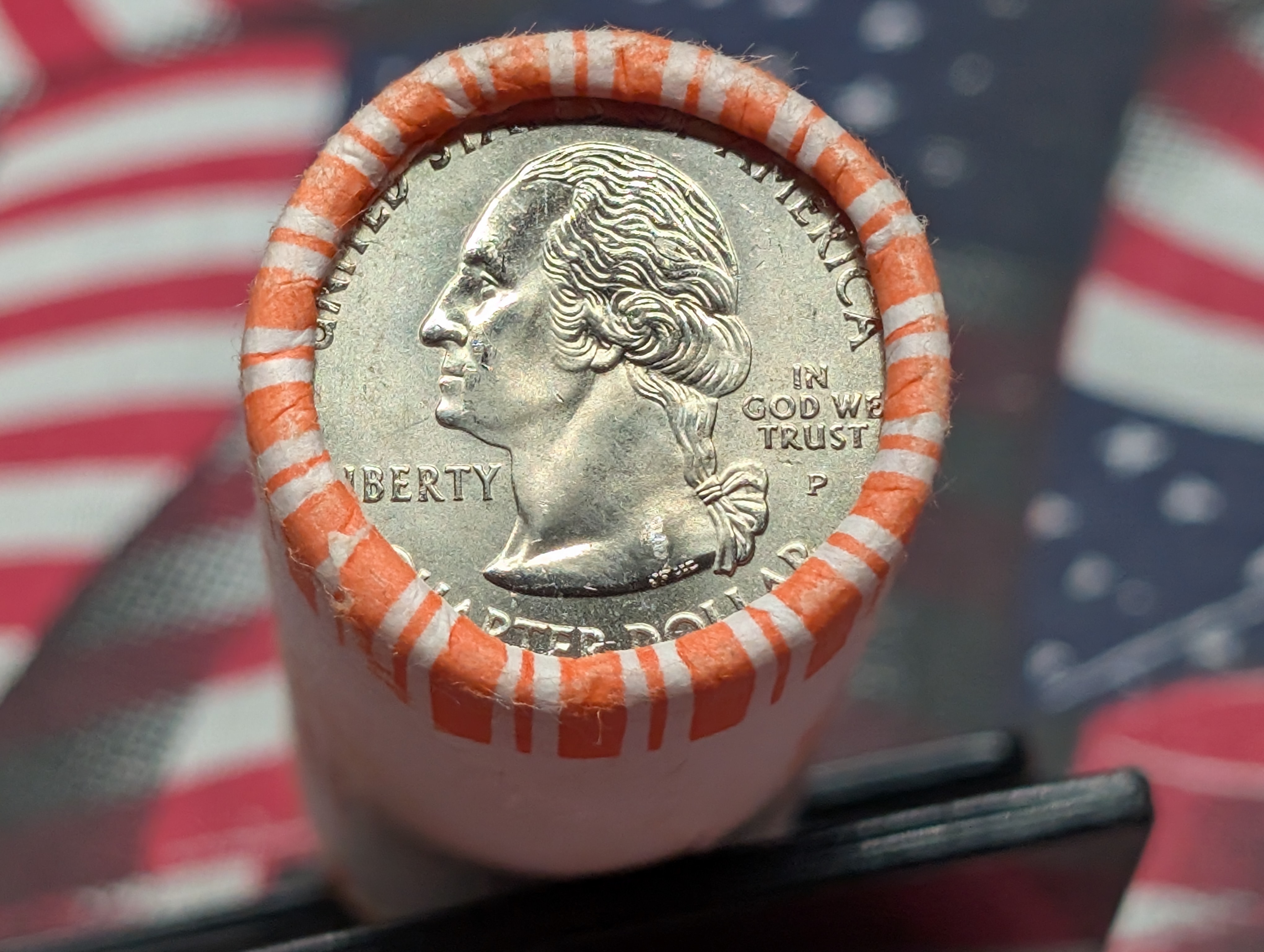2001-P Rhode Island Washington Quarters, Unopened Roll
