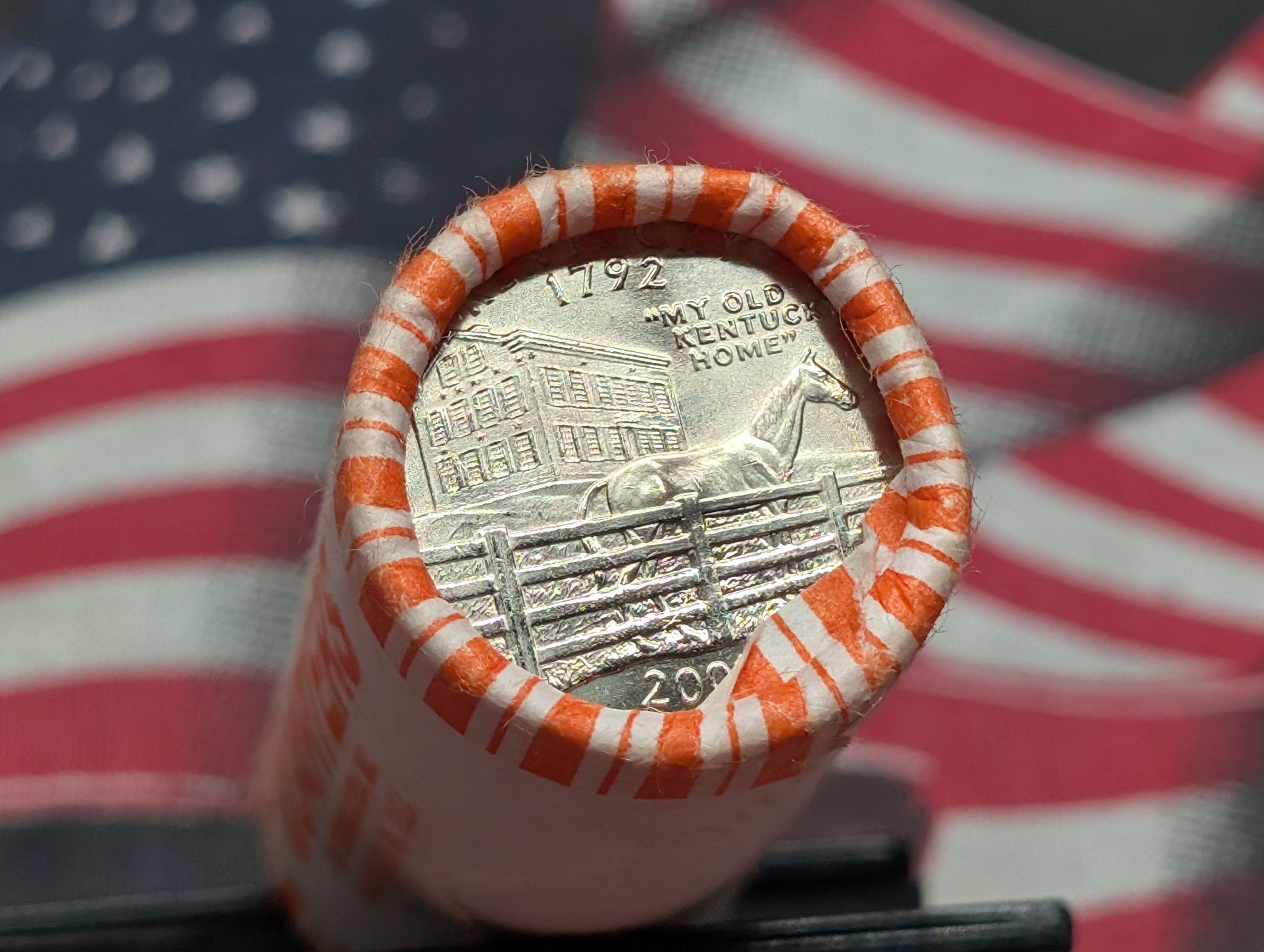 2001-P Kentucky Washington Quarters, Unopened Roll