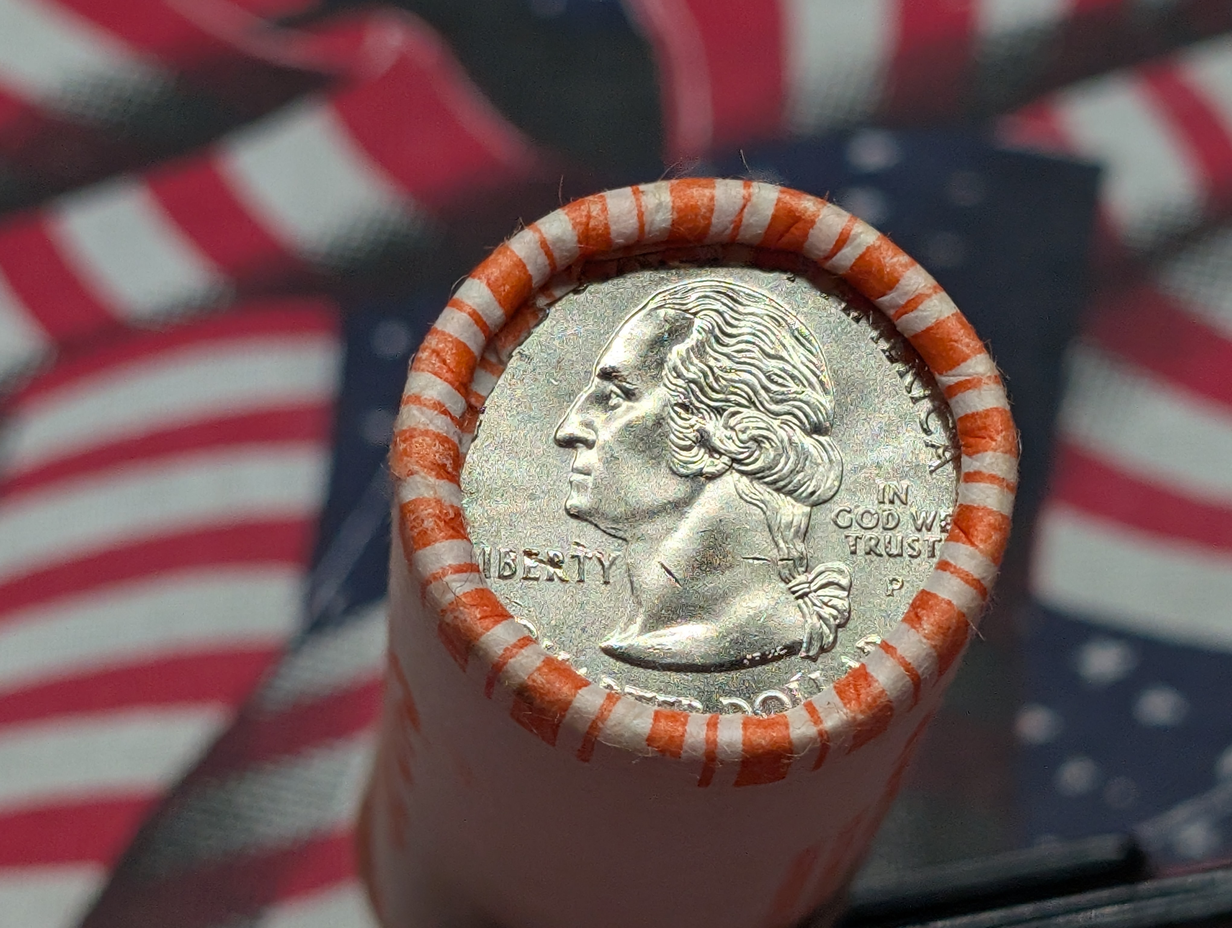 2001-P Vermont Washington Quarters, Unopened Roll