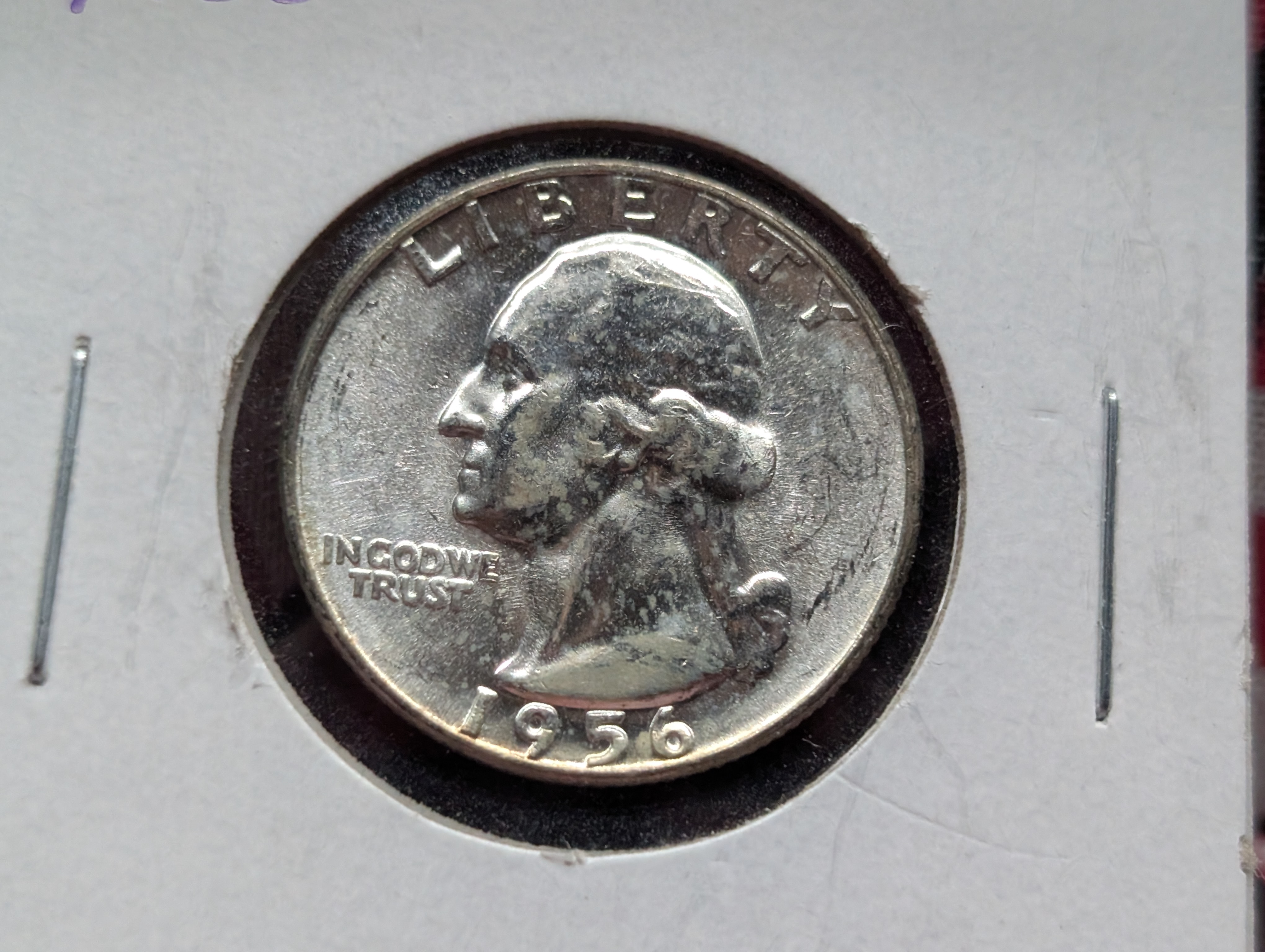 1956-P Washington Quarter, 90% Silver