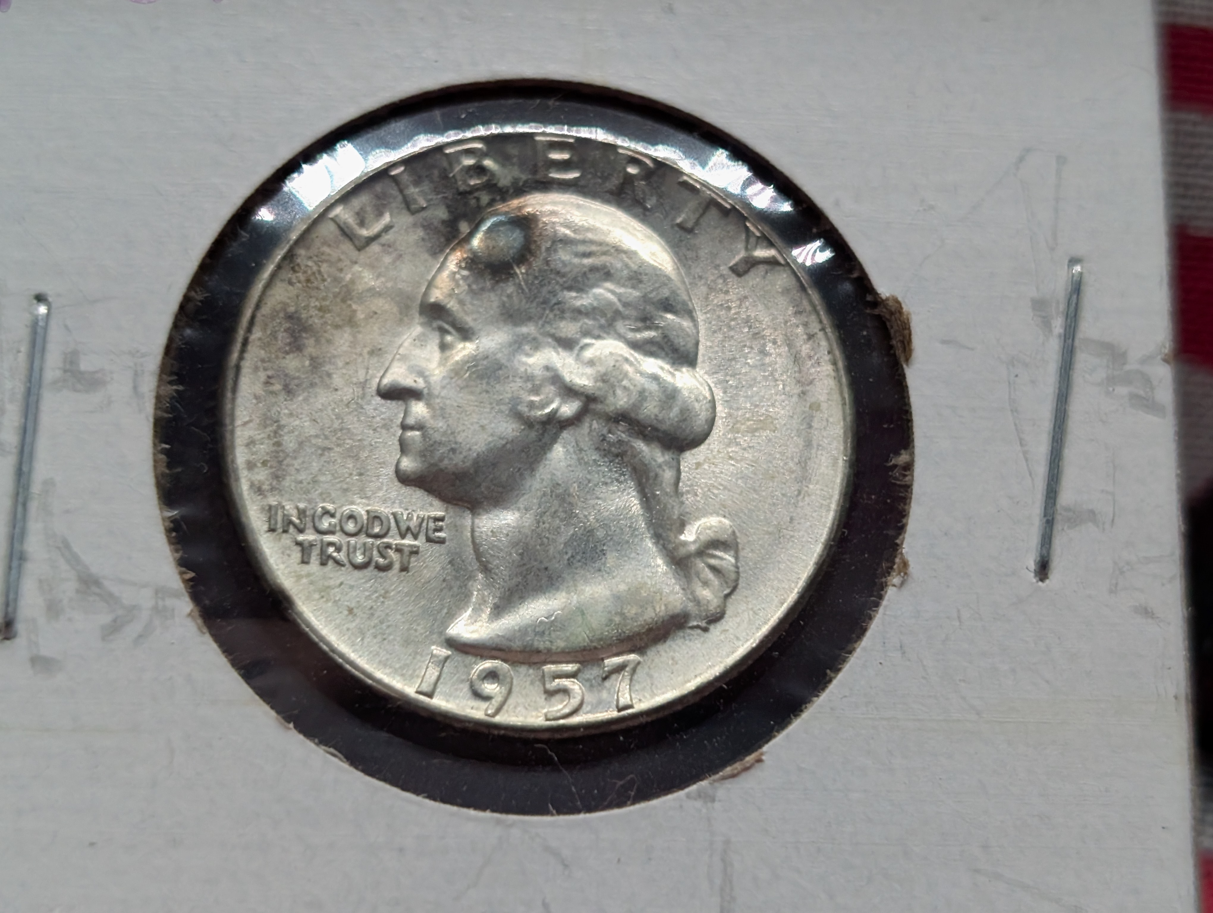 1957-P Washington Quarter, 90% Silver