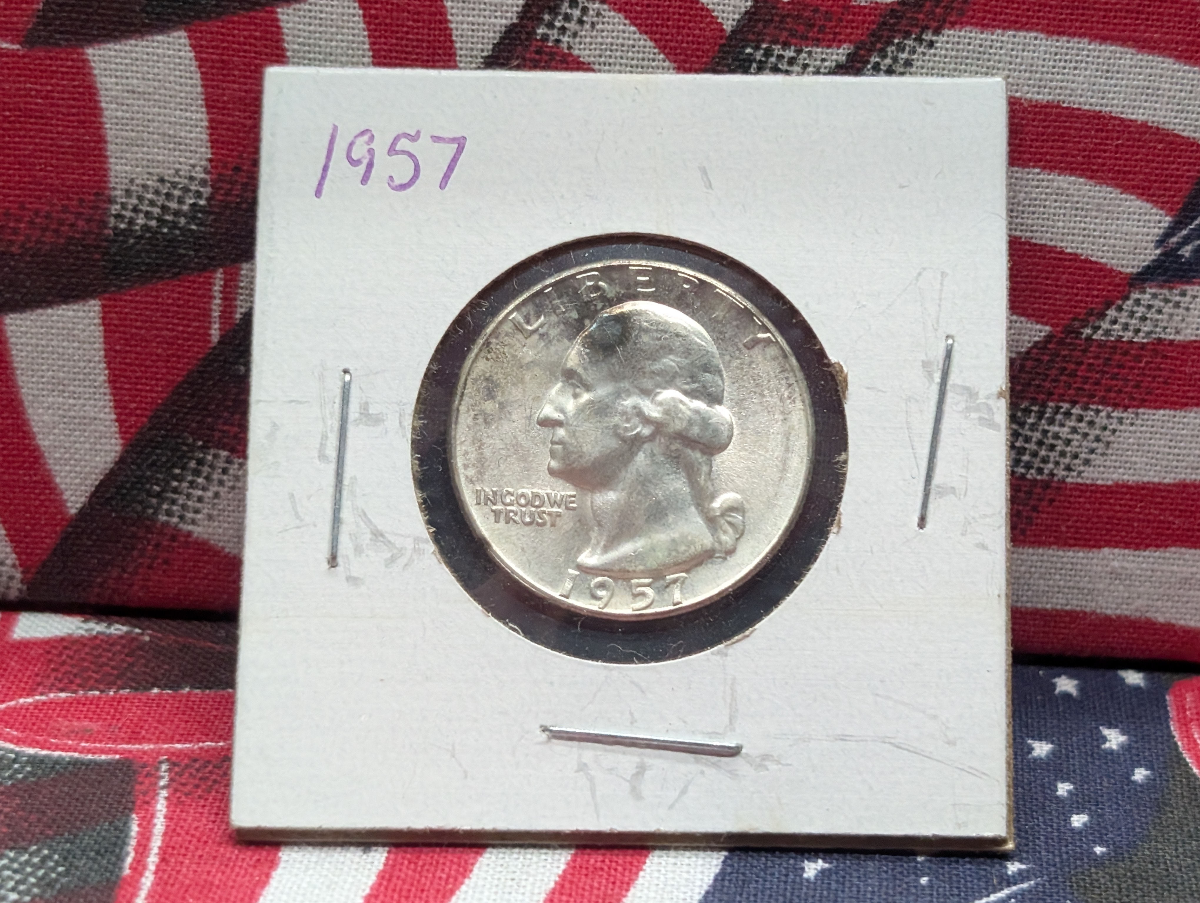 1957-P Washington Quarter, 90% Silver