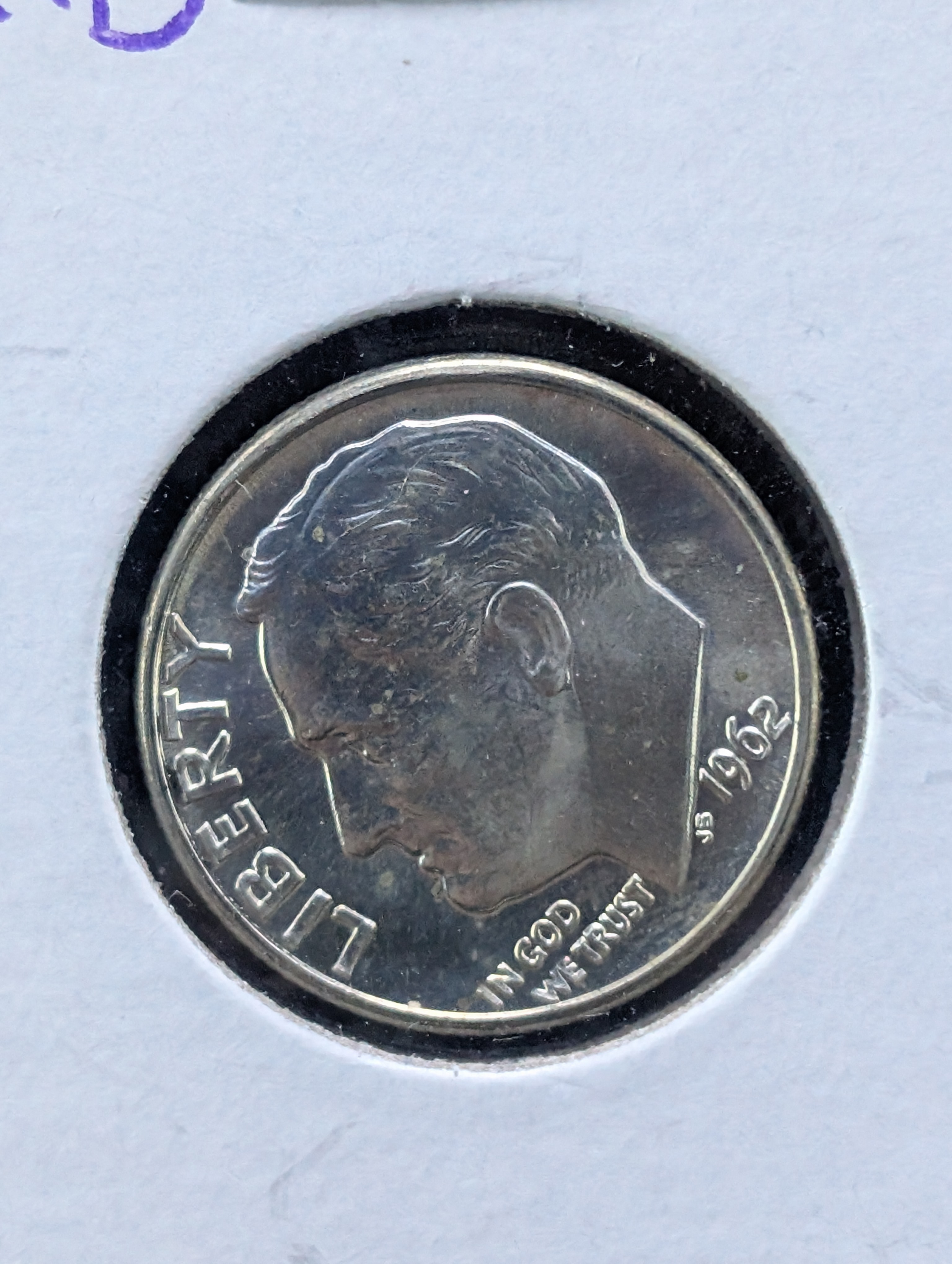 1962-D Roosevelt Dime, 90% Silver