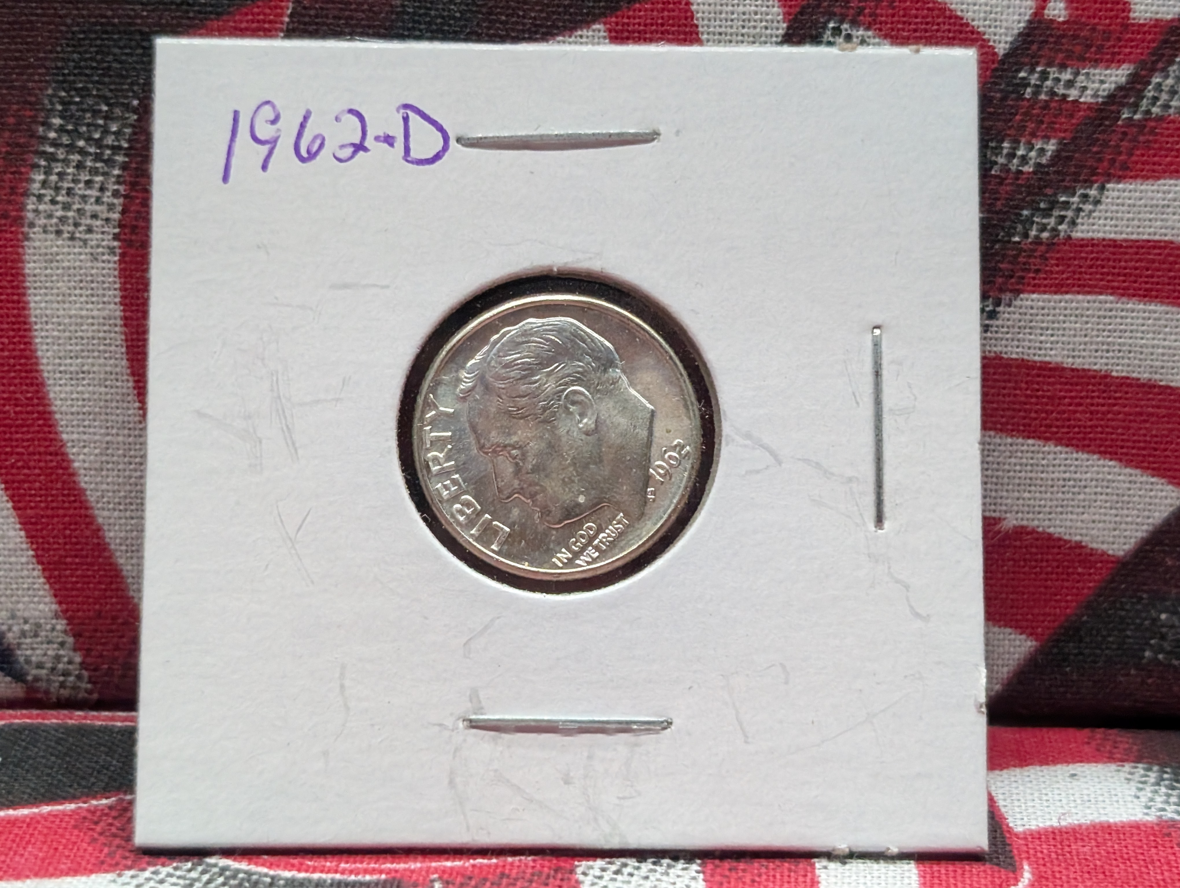 1962-D Roosevelt Dime, 90% Silver