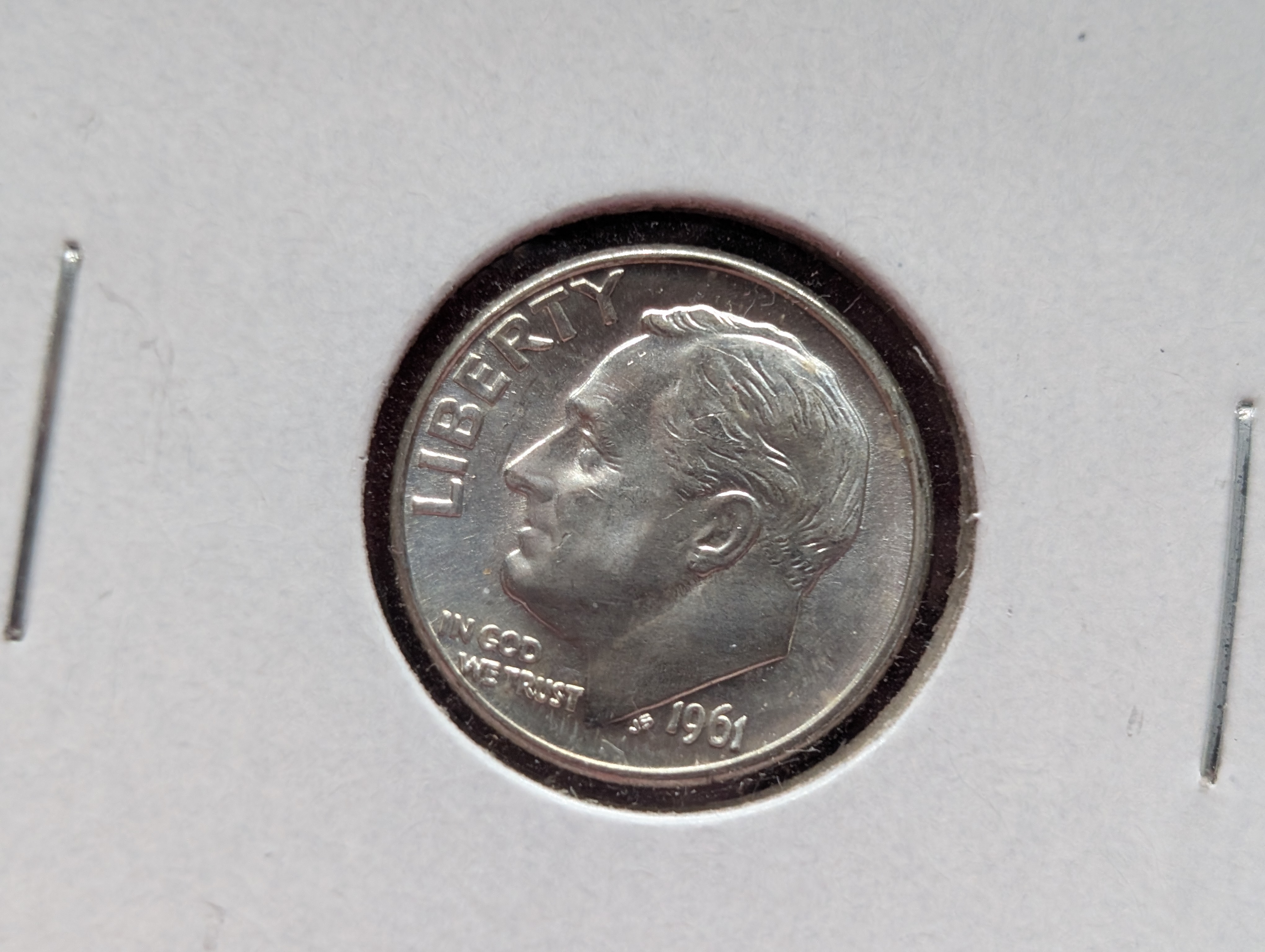 1961-D Roosevelt Dime, 90% Silver