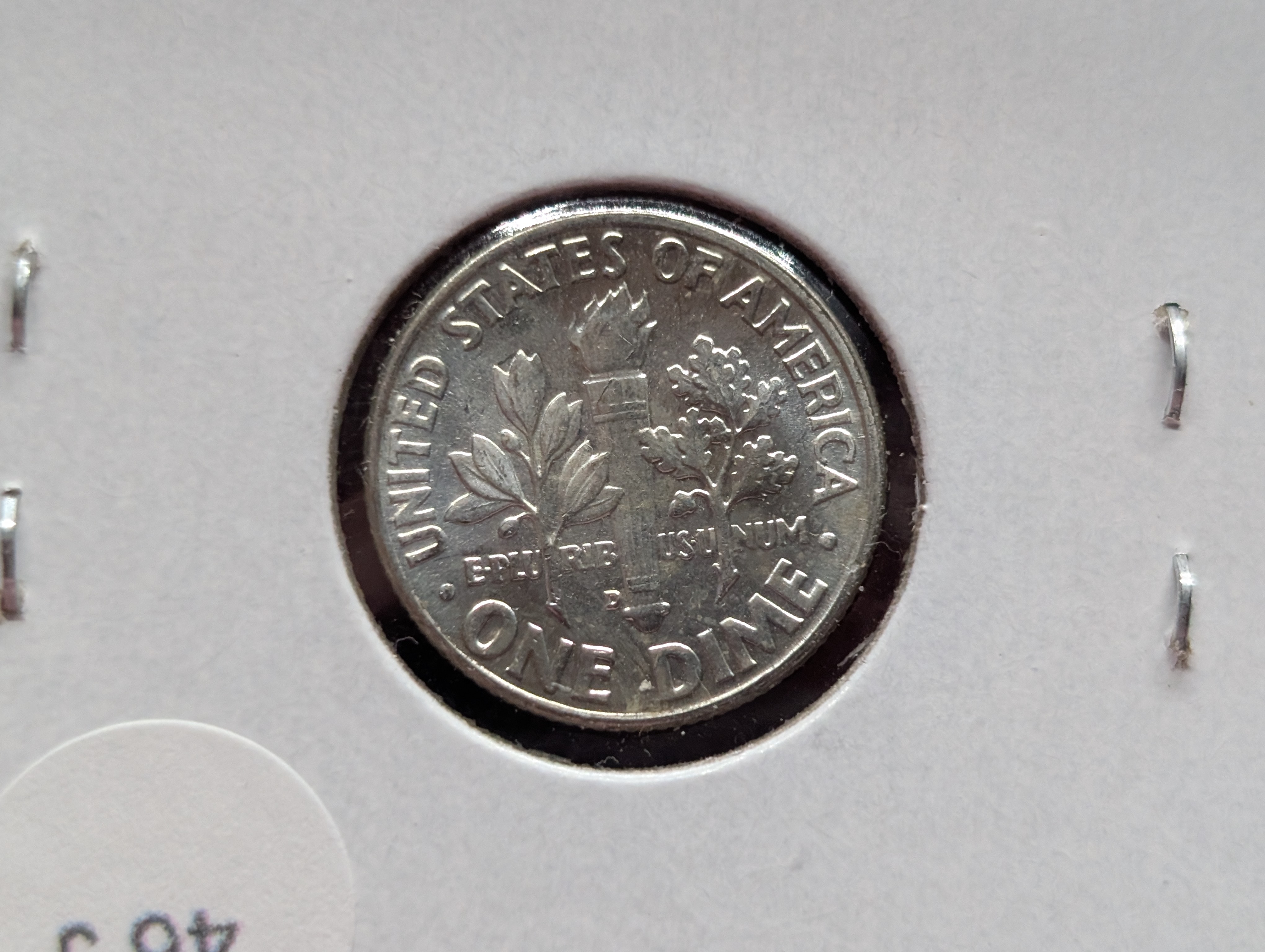 1961-D Roosevelt Dime, 90% Silver