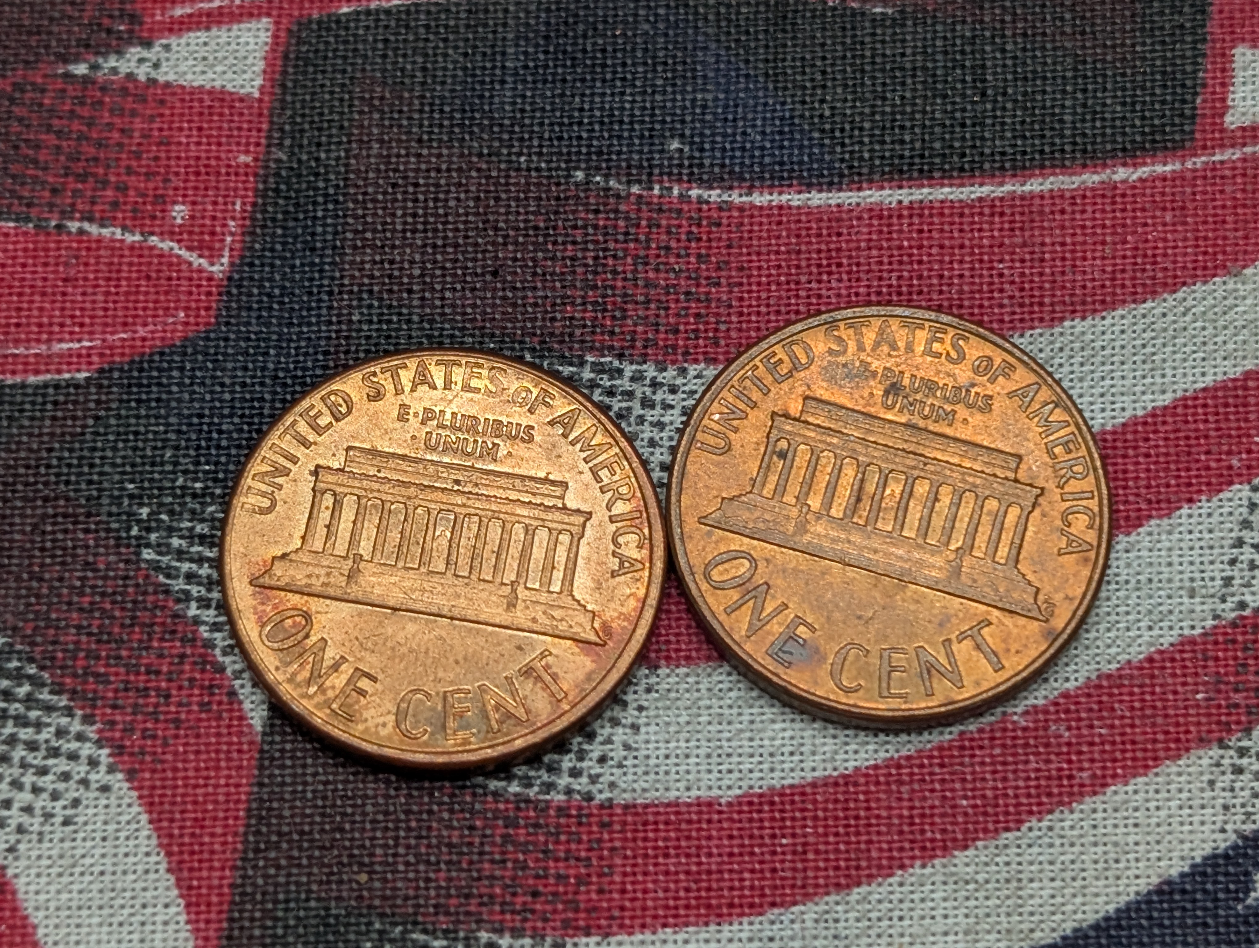 1974-P & 1974-D Lincoln Memorial Cents