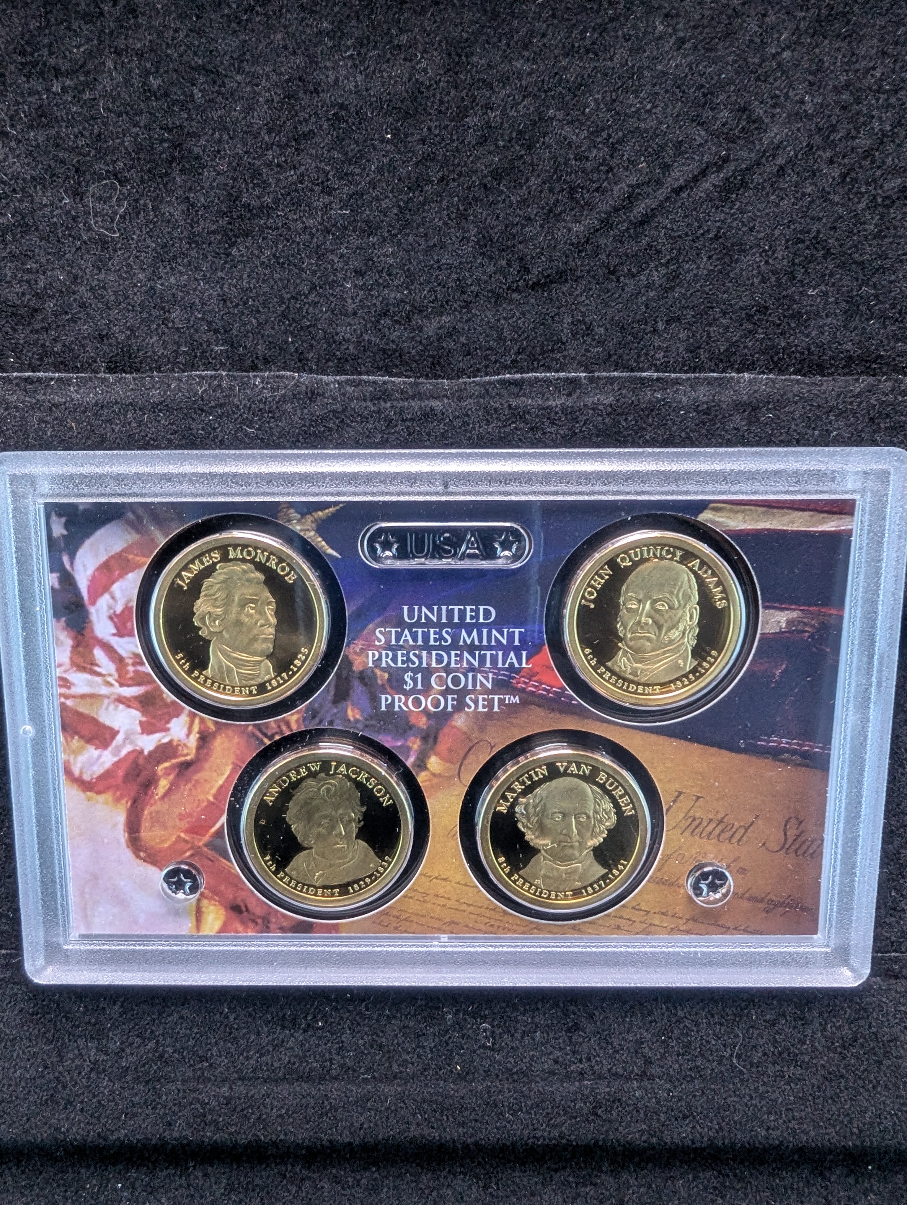 2008-S U.S. Mint Presidential $1 Coin Proof Set in OGP w/ COA