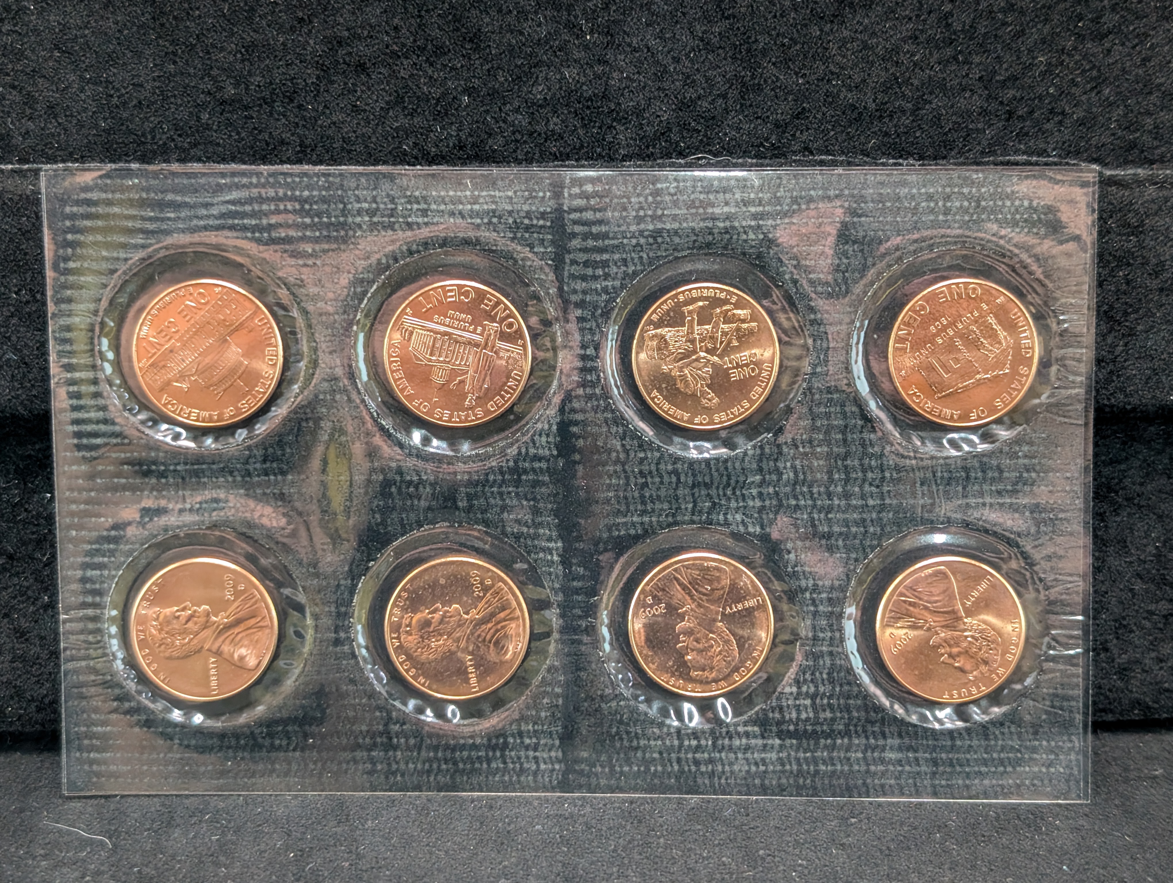 2009-P&D Lincoln Bicentennial Unc. Cent Set, 8- Coin Set