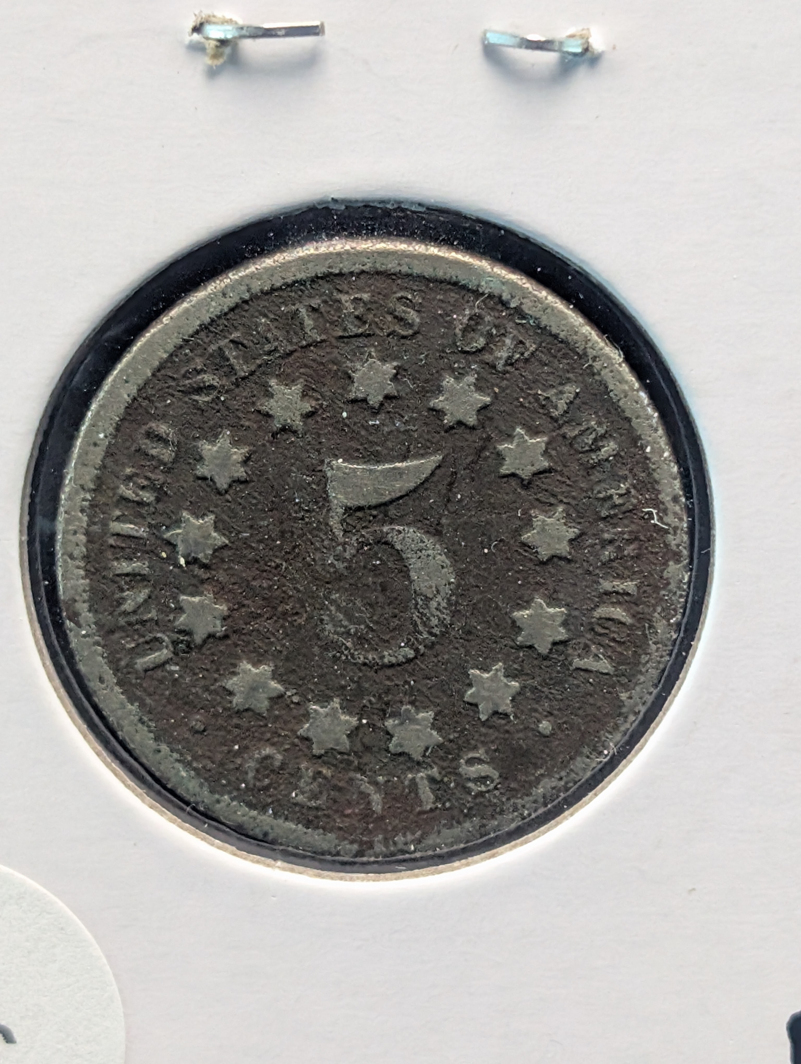 1869 Shield Nickel - 157 Years Old!