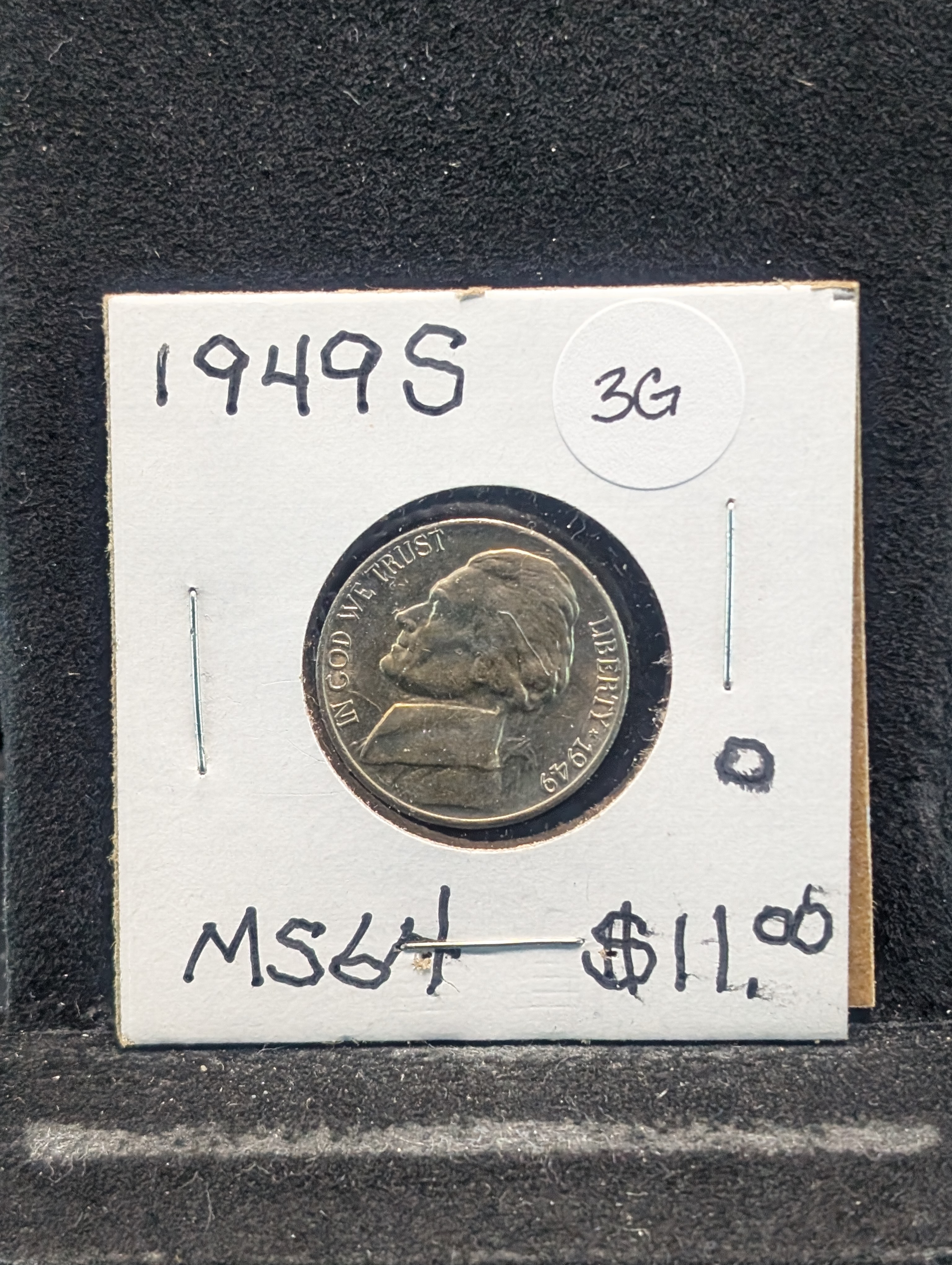 1949-S & 1955-D Jefferson Nickels