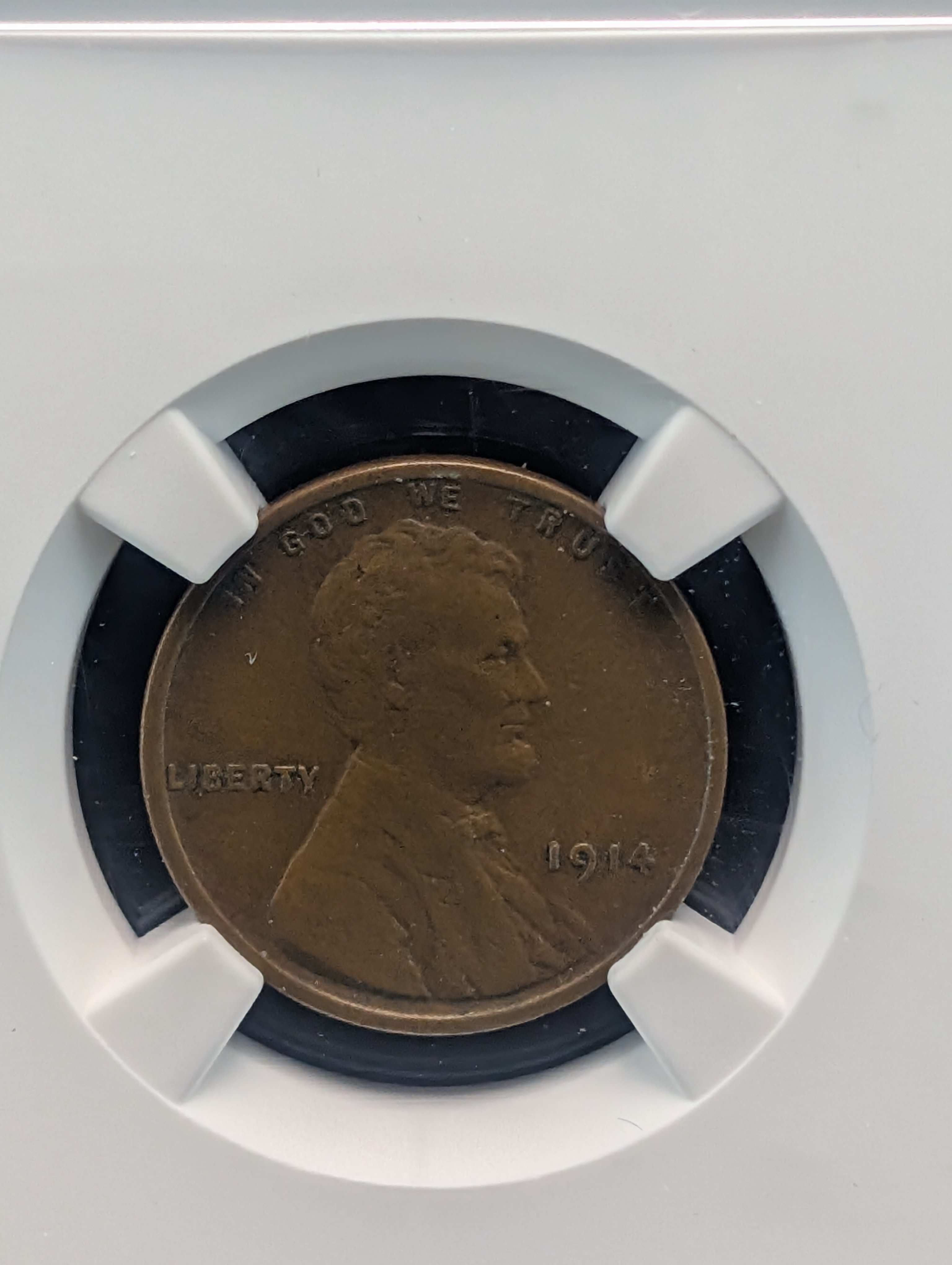1914-P Lincoln Wheat Cent NGC VF 30 BN - Tougher Early Date
