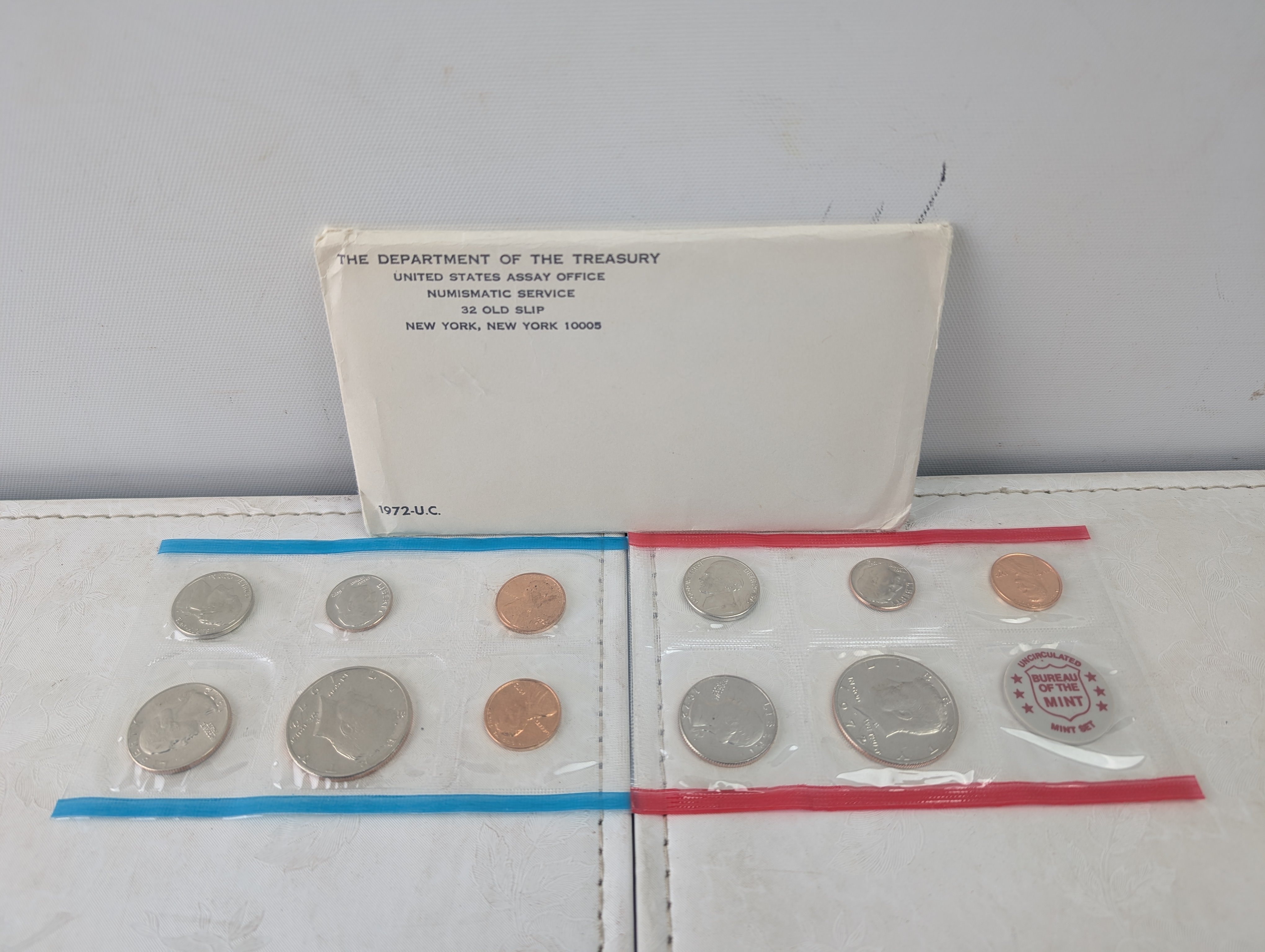 1972-P&D Unc. U.S. Mint Set - Includes 1972-S Lincoln Cent