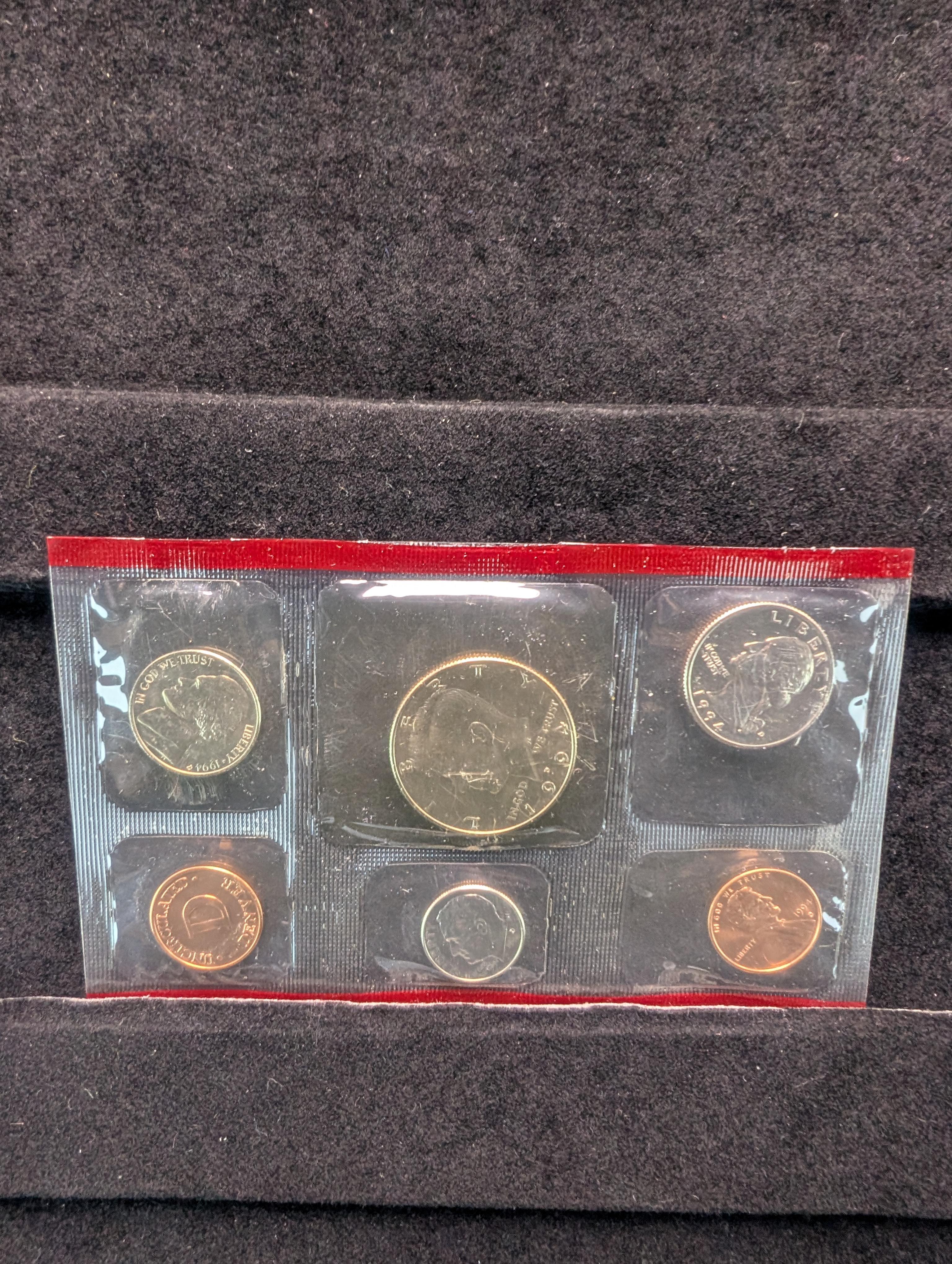 1994 P&D U.S. Mint Uncirculated Coin Set In OGP, No COA