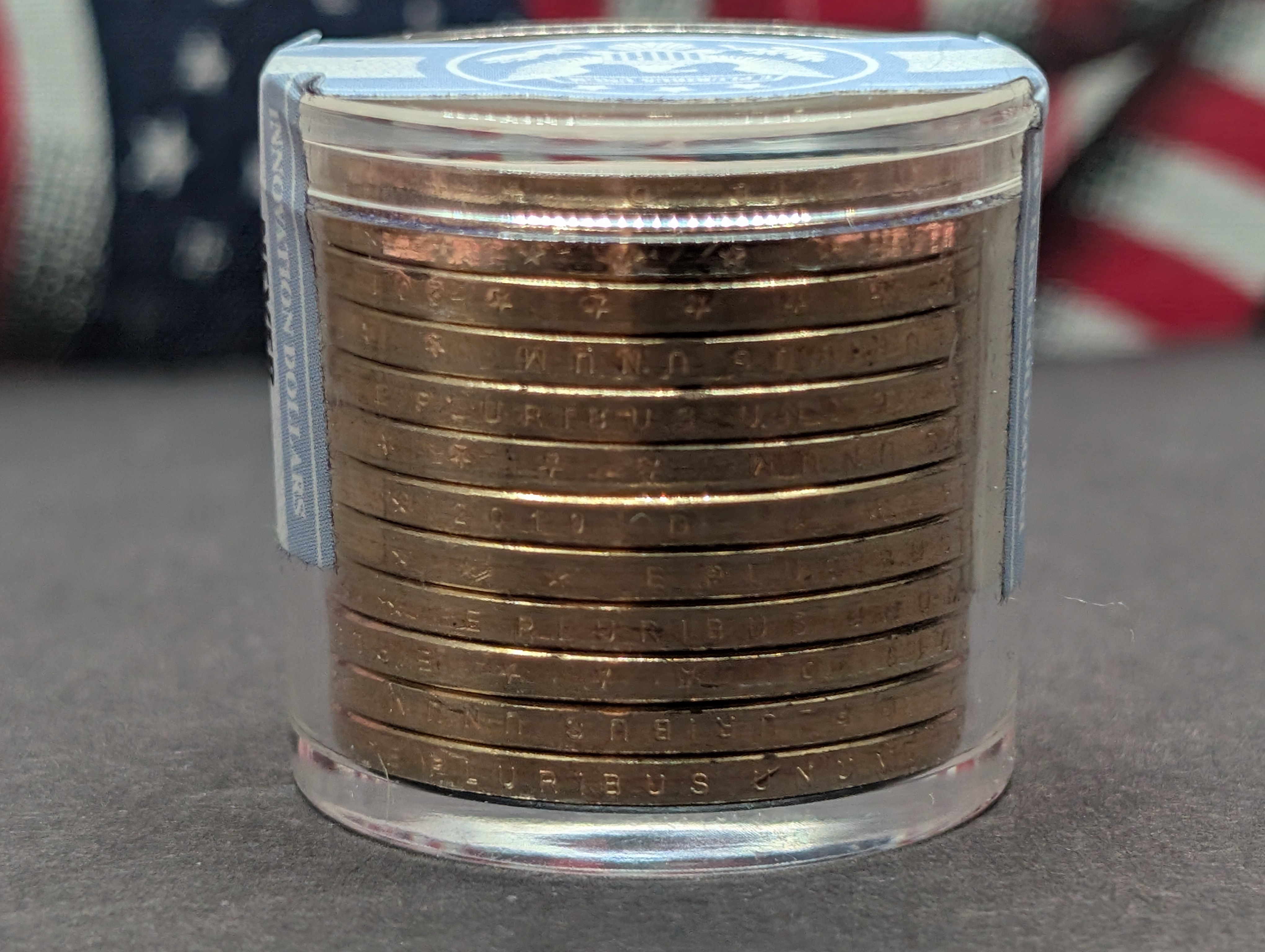 Tube of (12) 2019-D Innovation Dollars - Never Circulated
