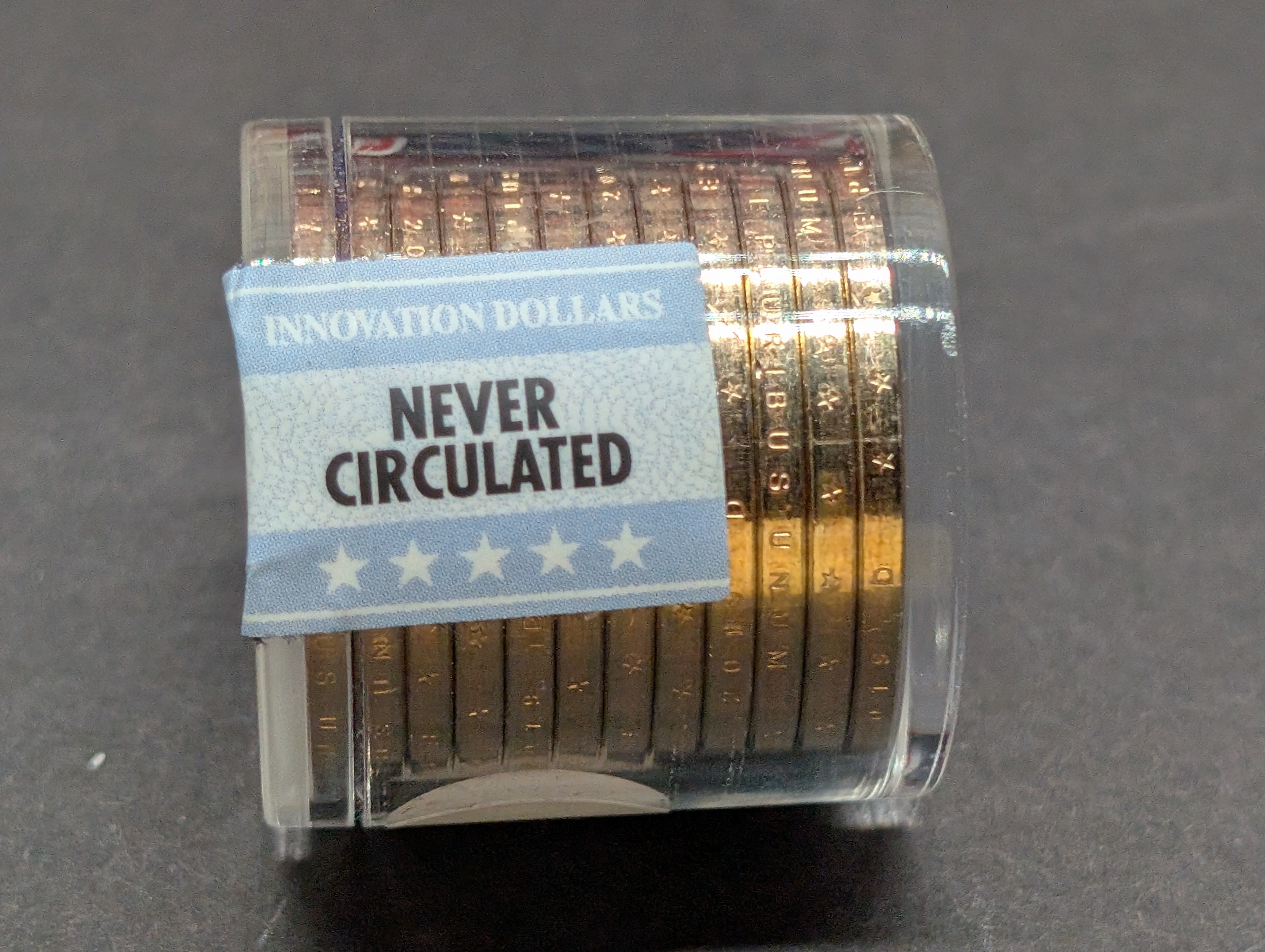 Tube of (12) 2019-D Innovation Dollars - Never Circulated