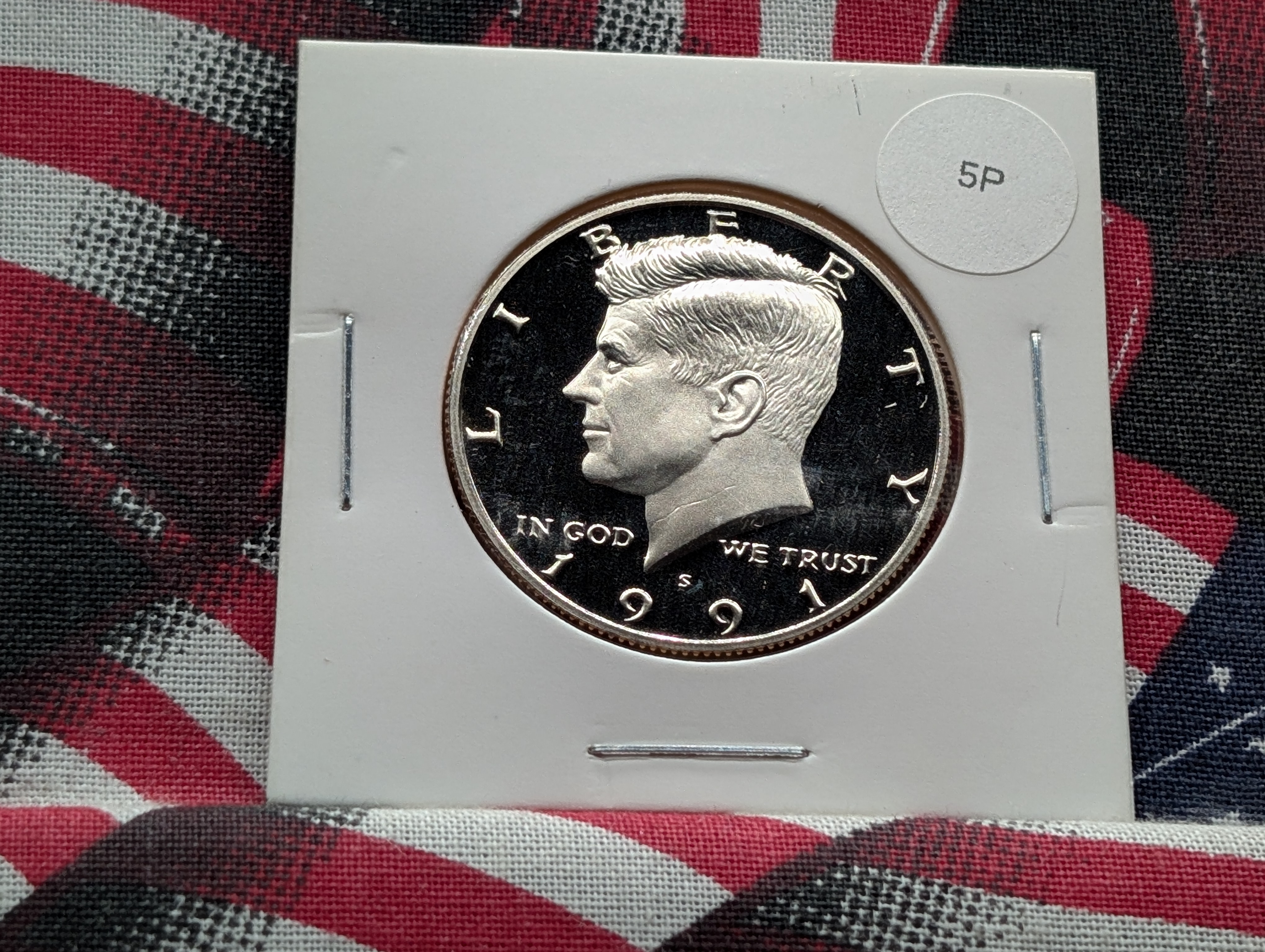 1991-S Kennedy Proof Half Dollar, Clad