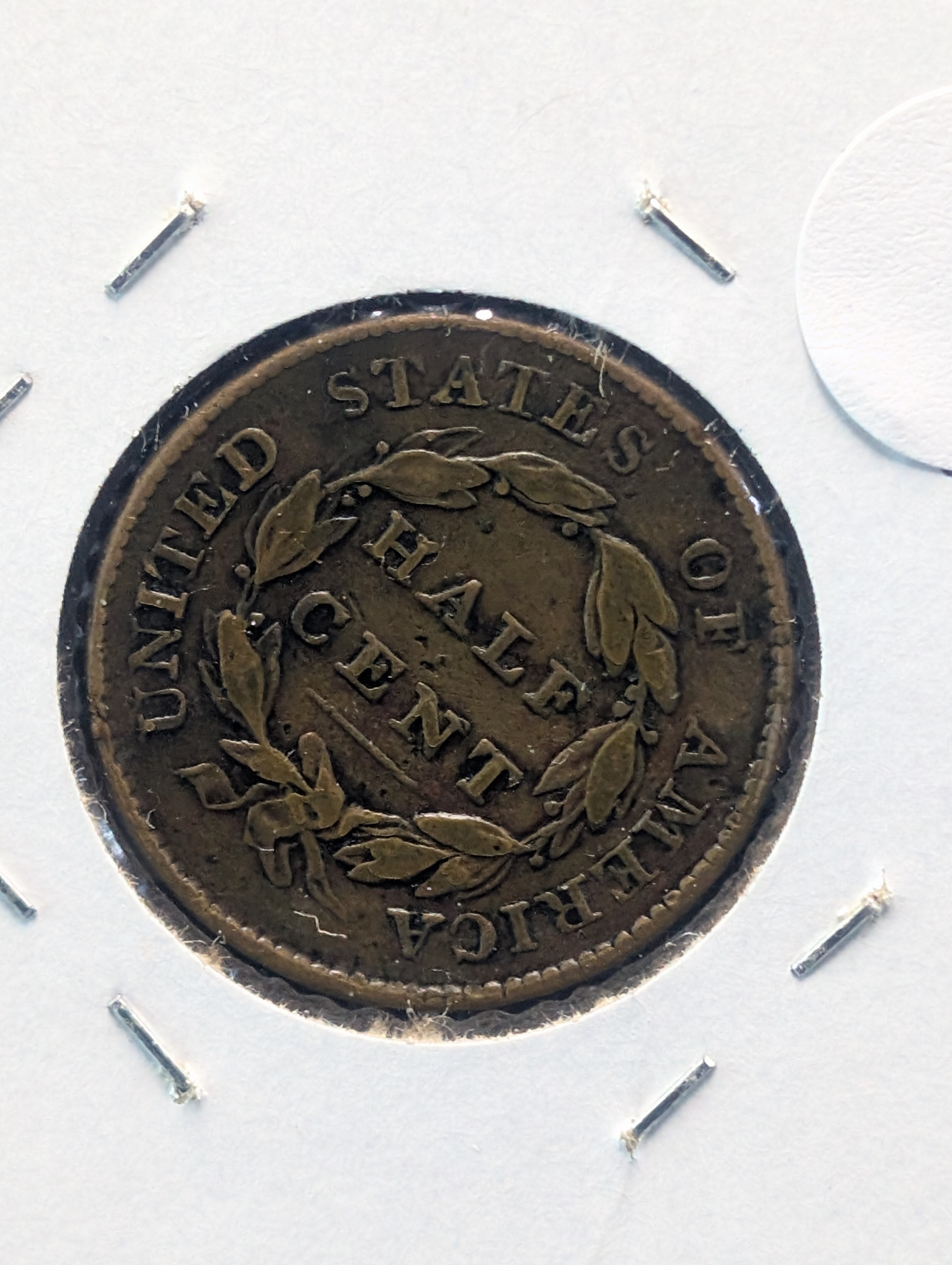 1825 Classic Head Half Cent
