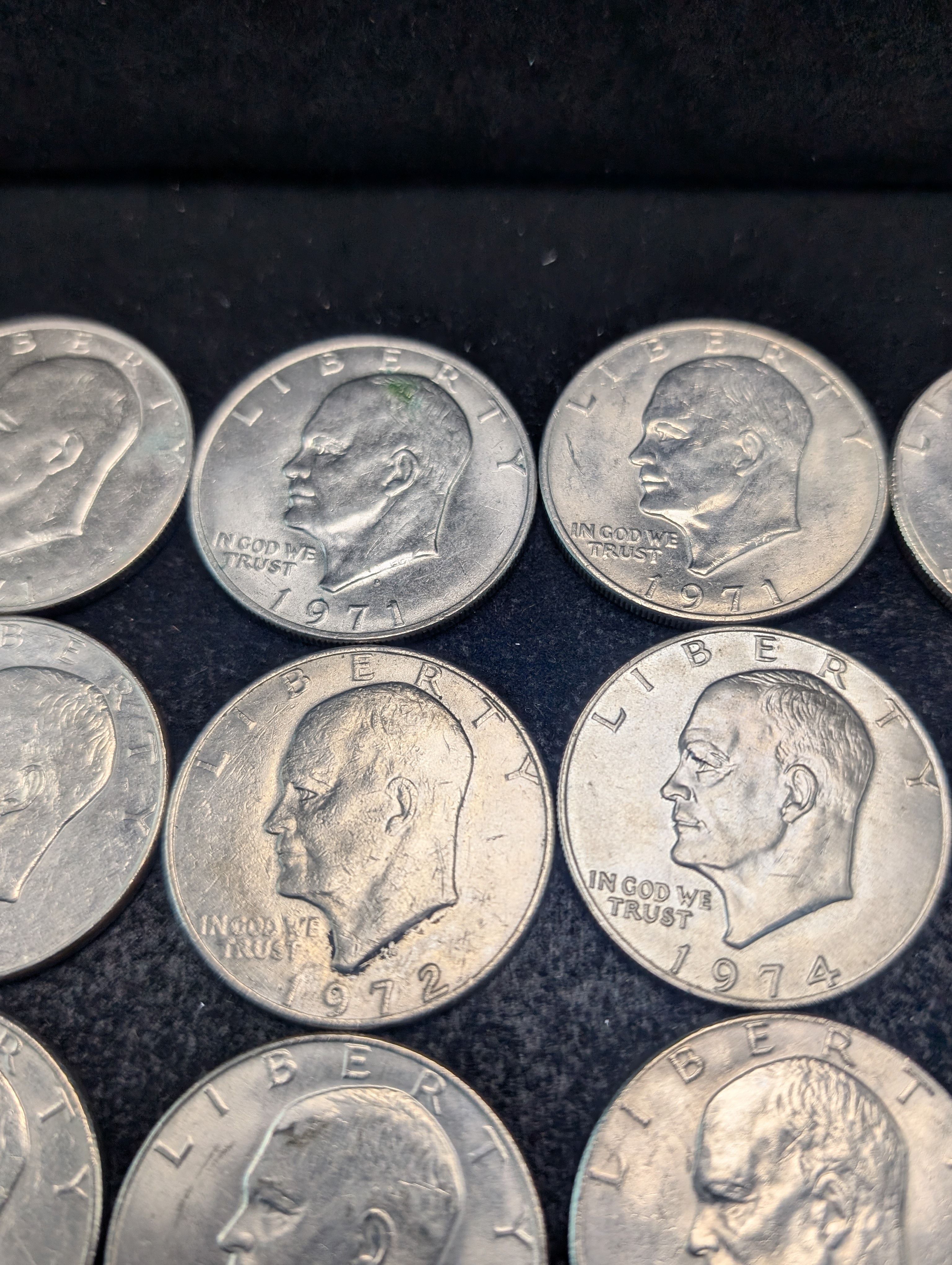 (20) Assorted 1970's Eisenhower Dollars