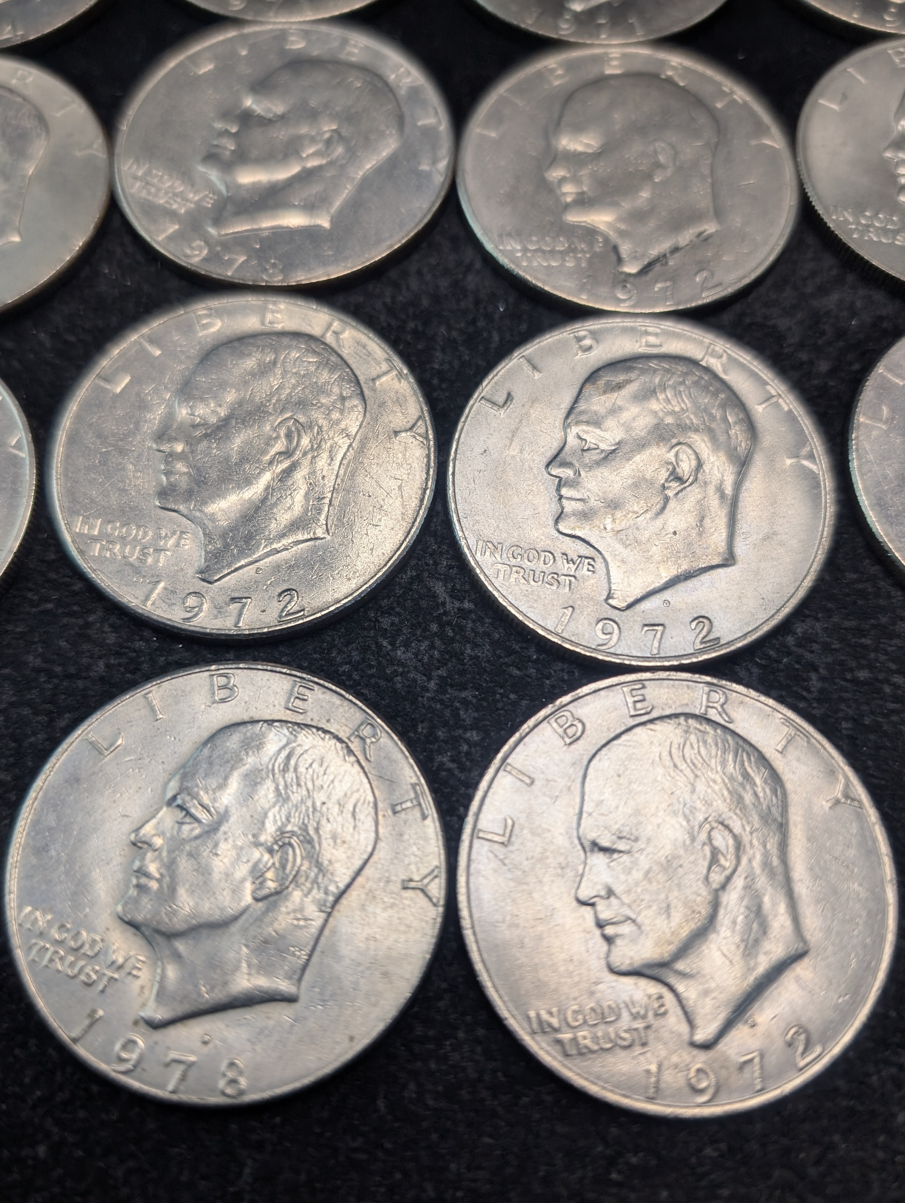 (20) Assorted 1970's Eisenhower Dollars