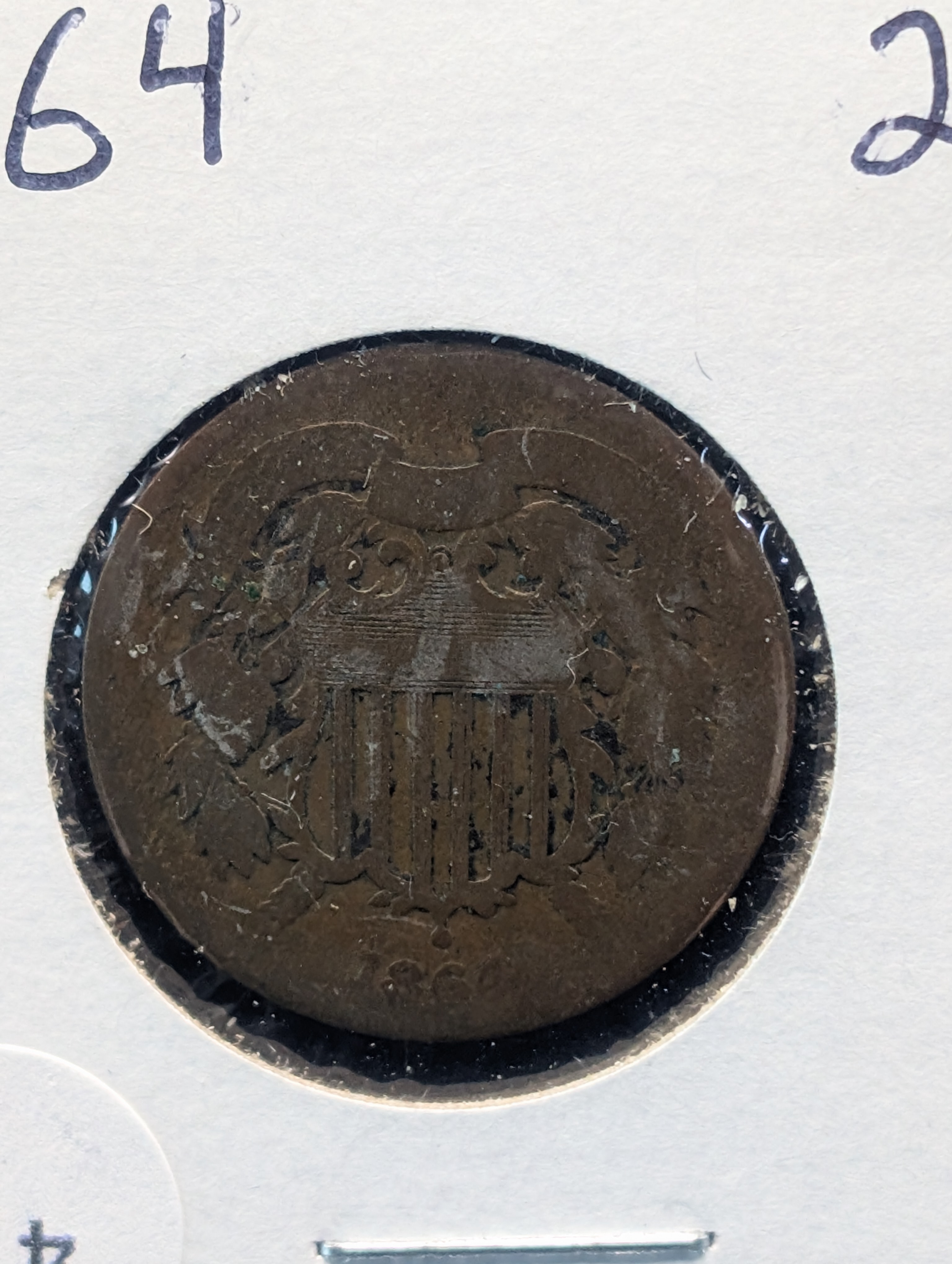 1864 Two Cent Piece