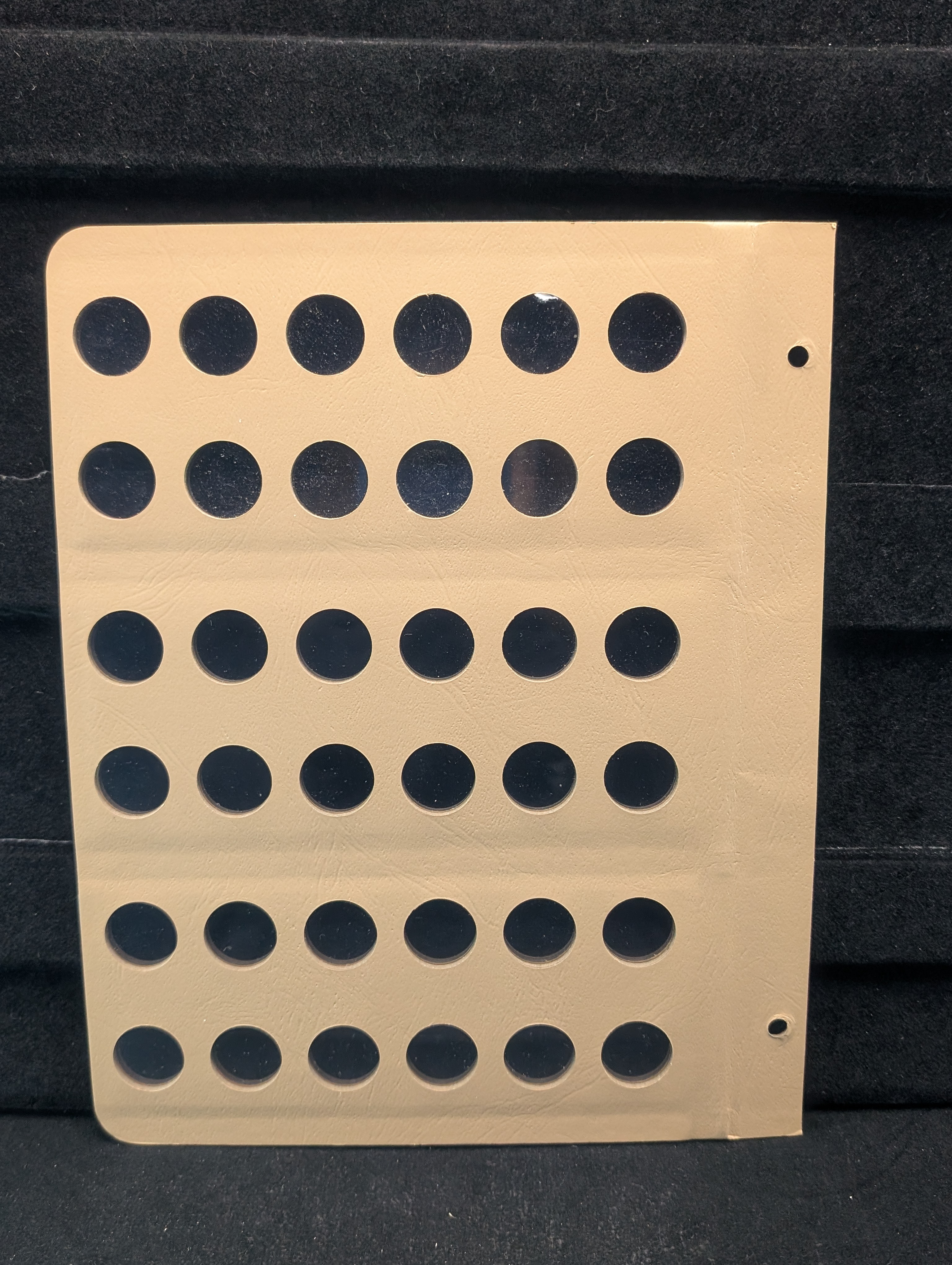 *EMPTY* New #8104 Page 2 Dansco Lincoln Shield Cents Page - No Coins
