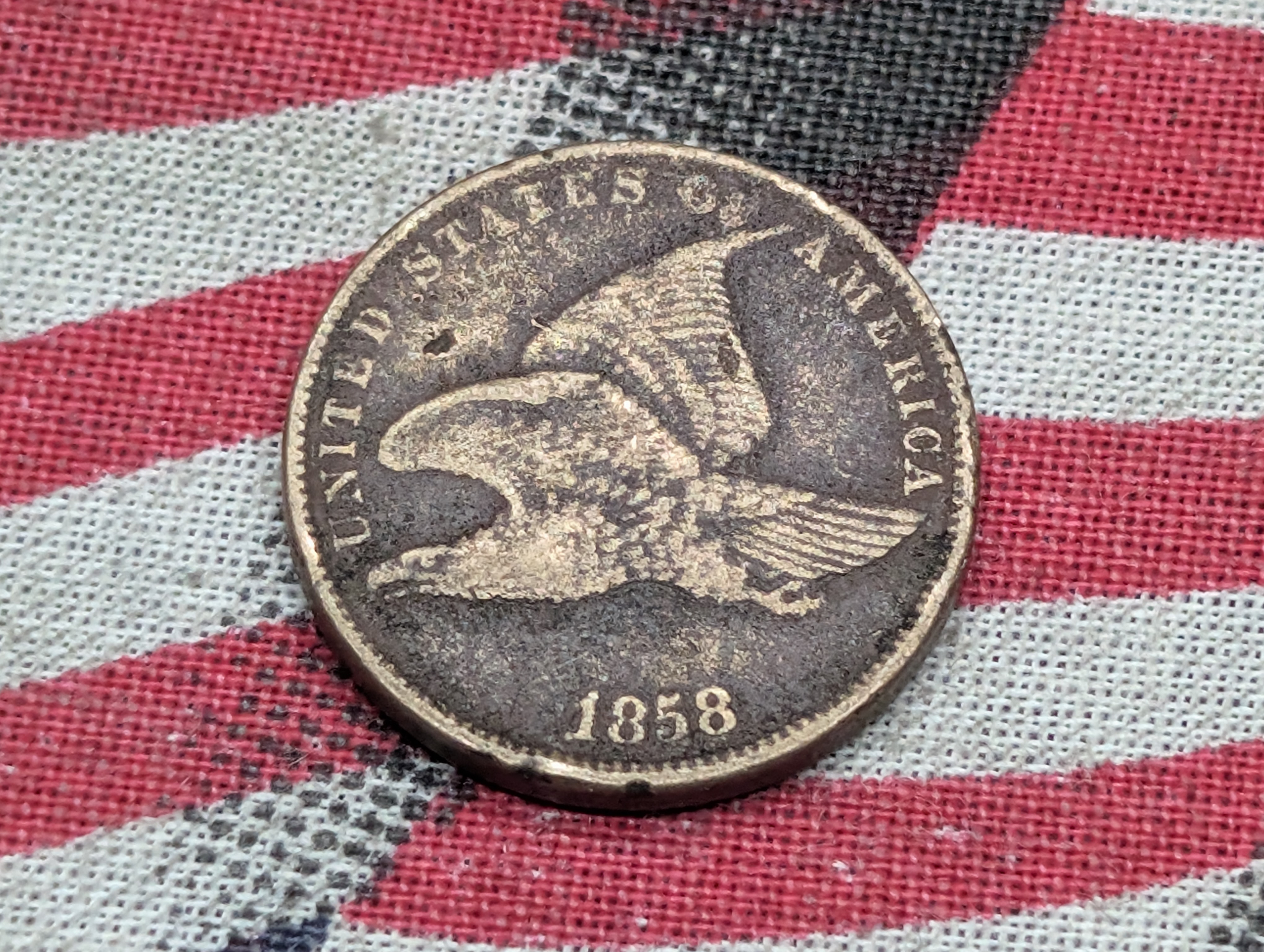 1858 Flying Eagle Cent