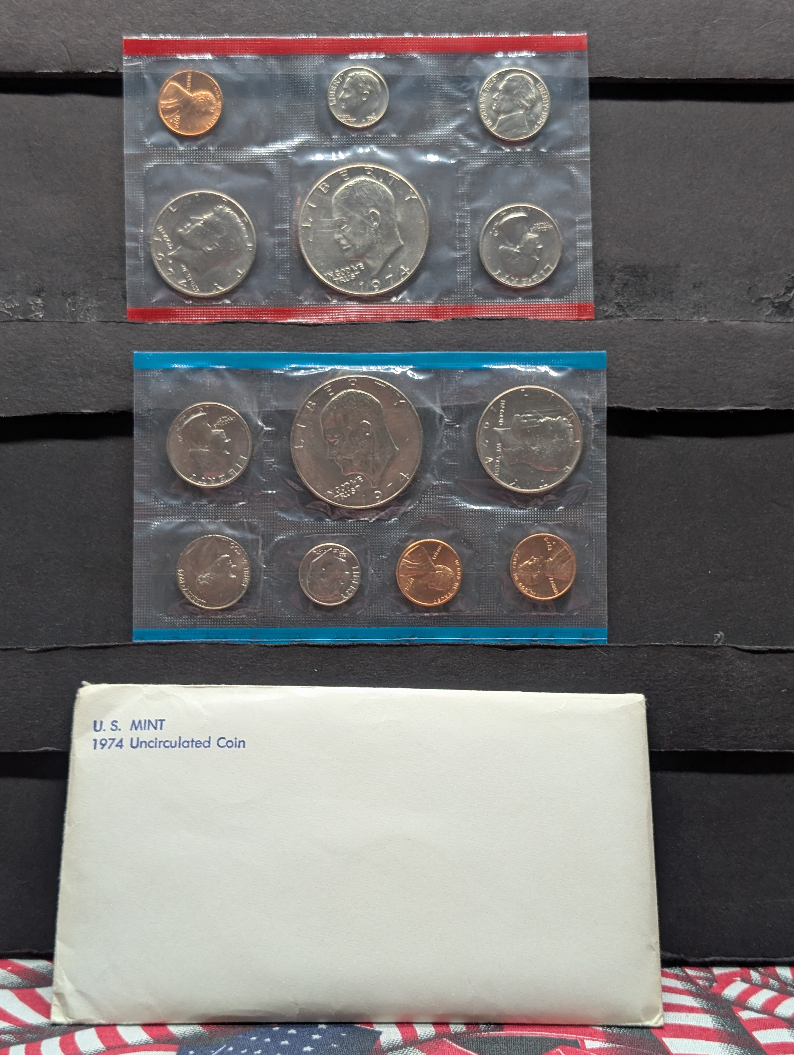 1974-P&D Unc. United States Mint Set W/ "S" Cent