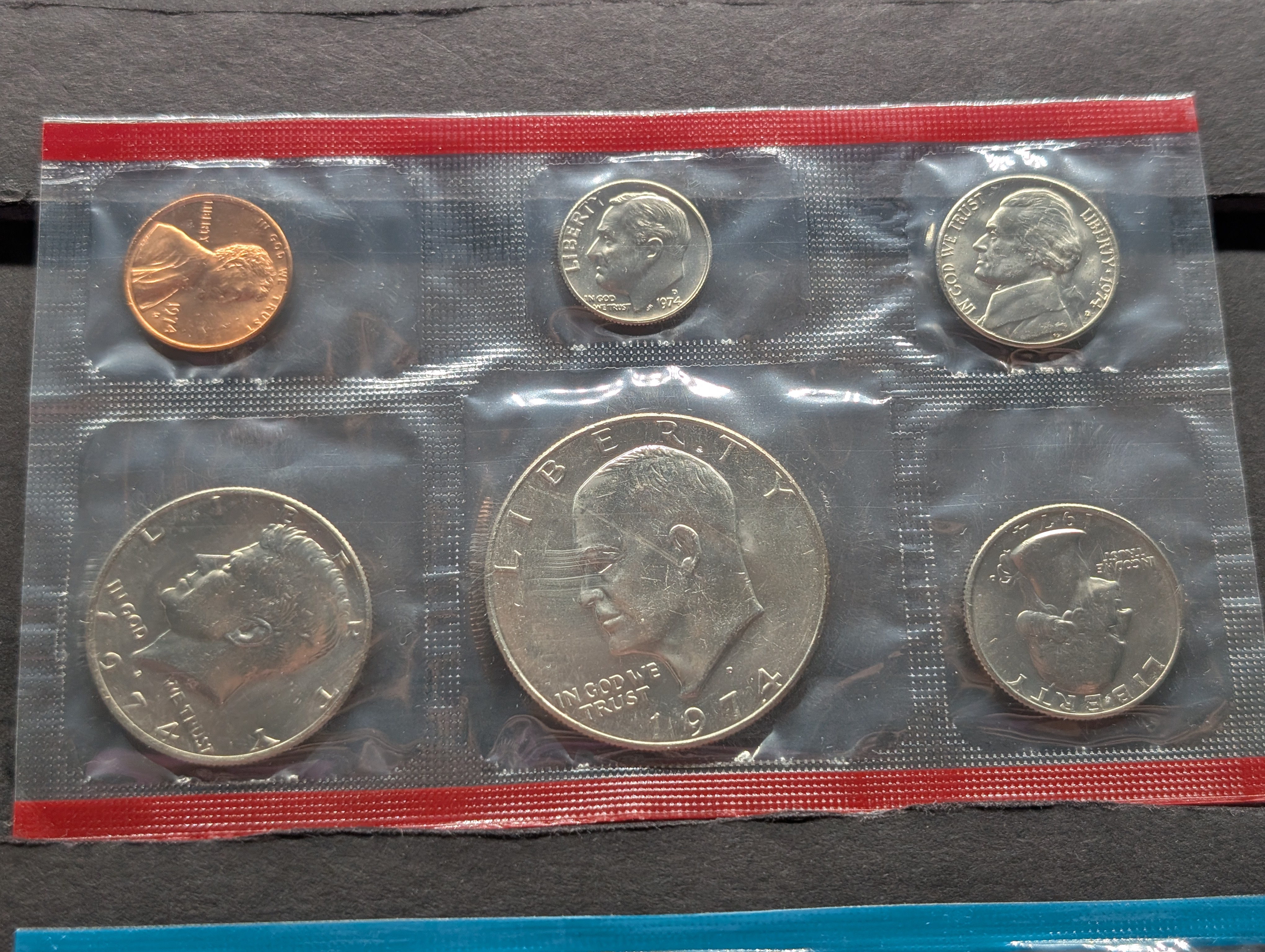 1974-P&D Unc. United States Mint Set W/ "S" Cent