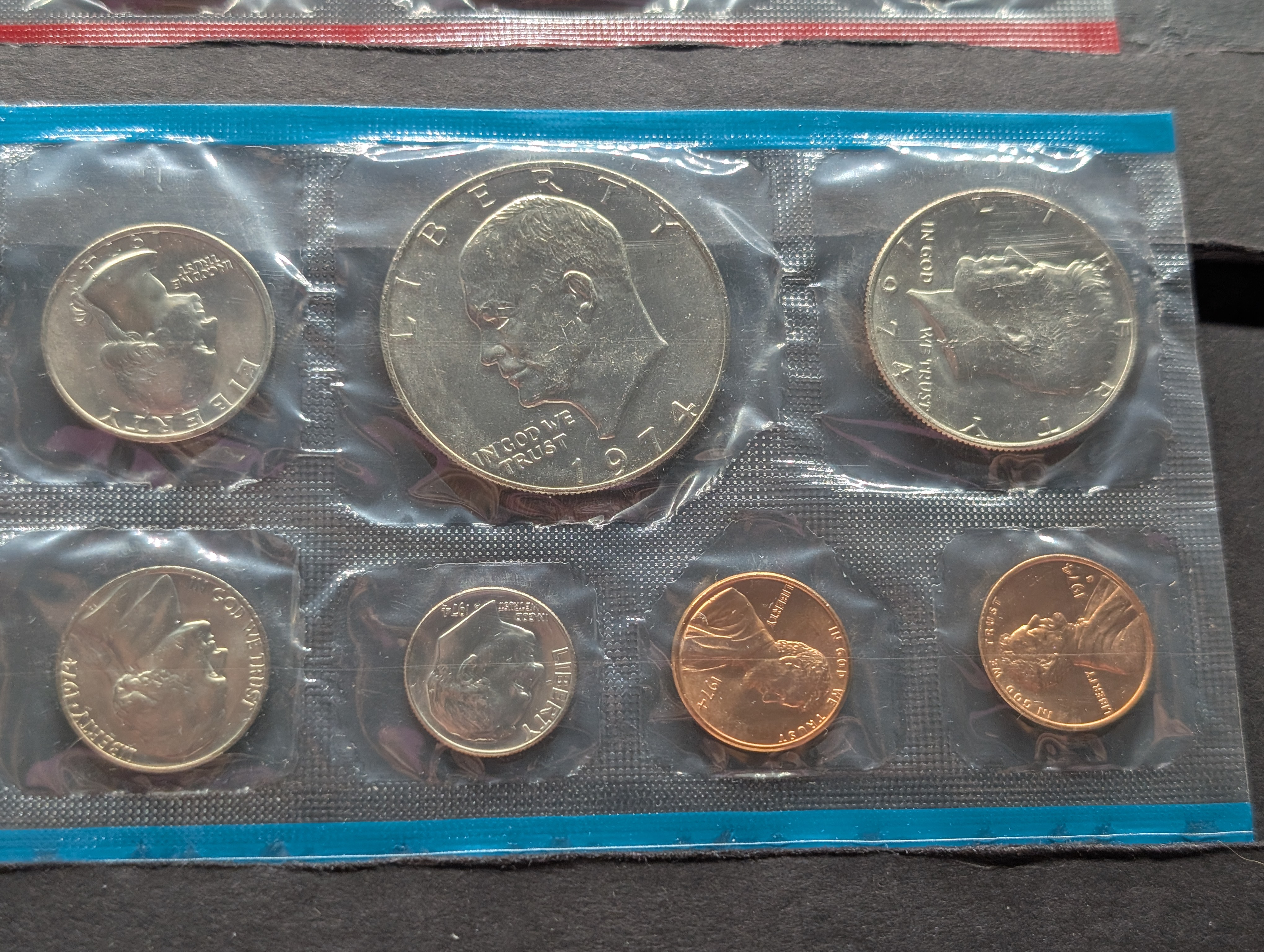1974-P&D Unc. United States Mint Set W/ "S" Cent