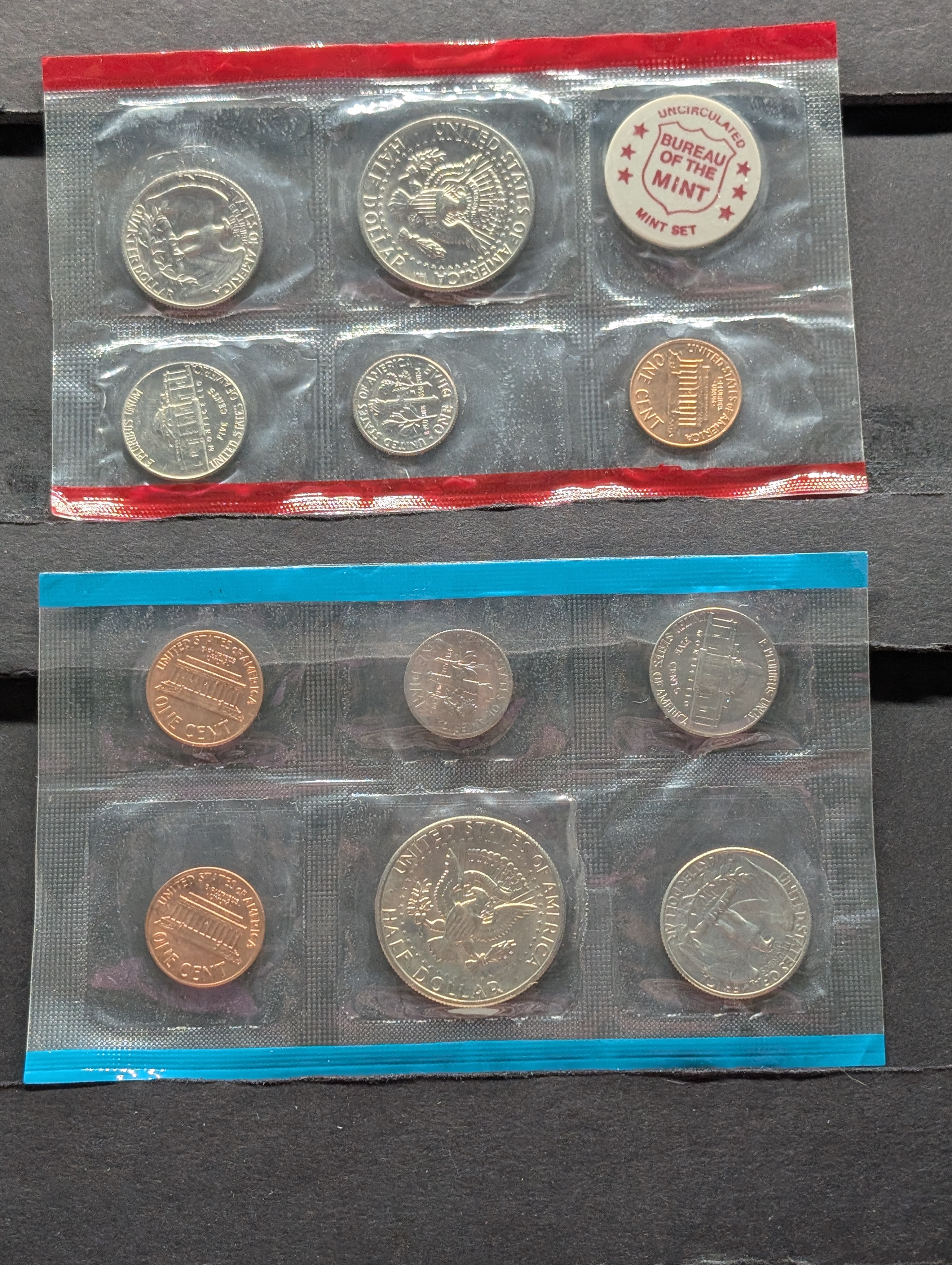1972-P&D Unc. United States Mint Set W/ "S" Cent - Incorrect Envelope - Not 75' Set
