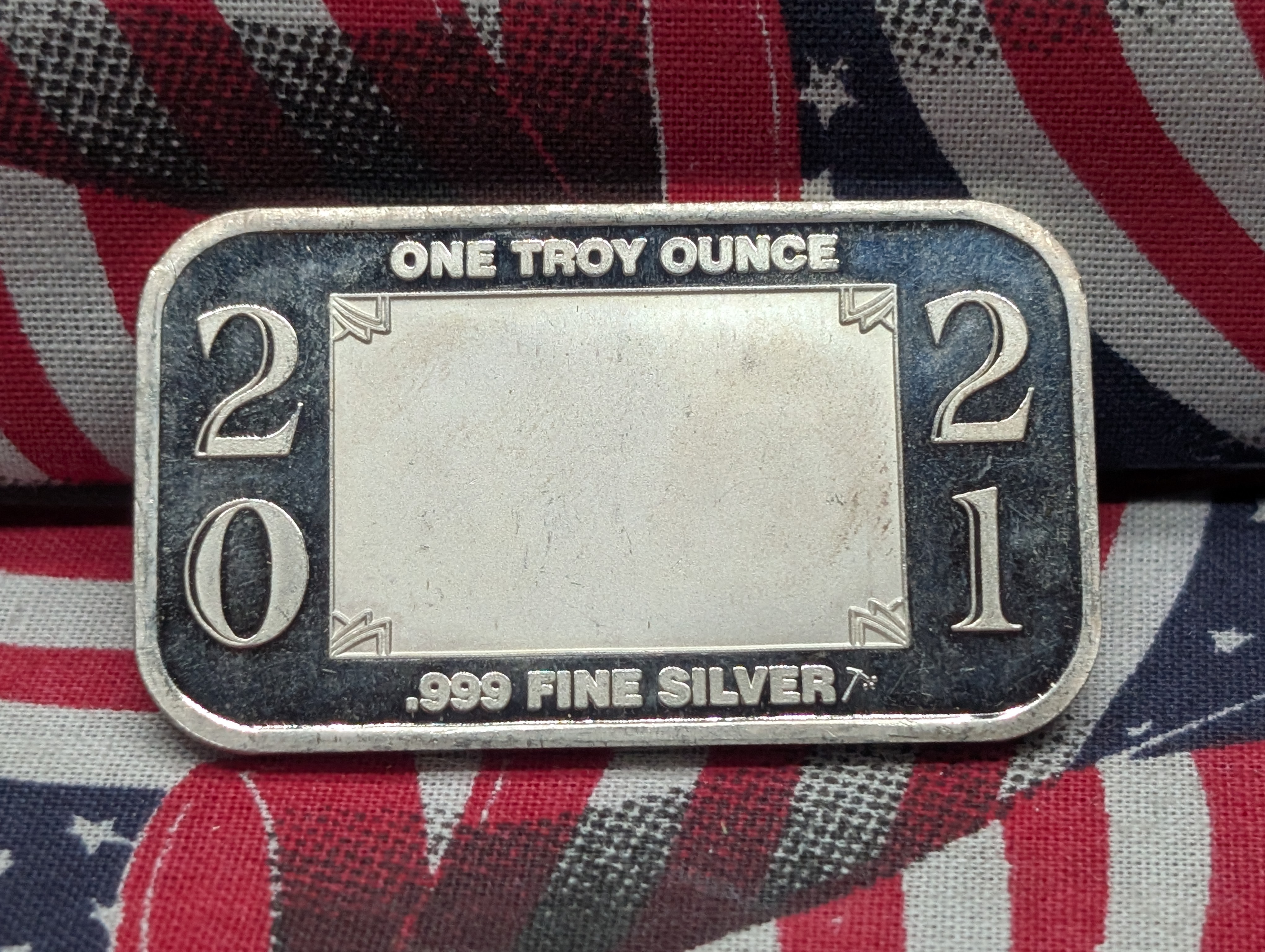 2021 Happy Birthday One Troy Ounce .999 Fine Silver Bar