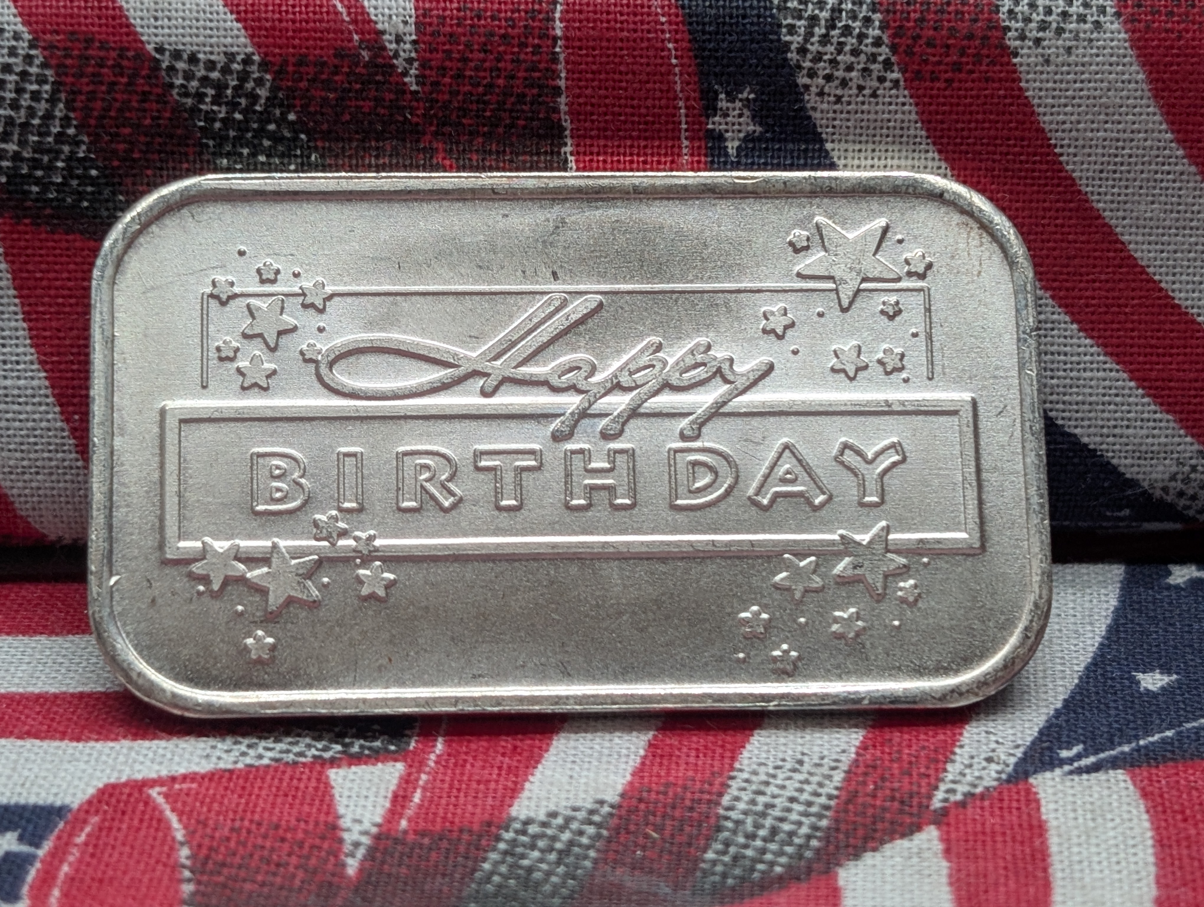2021 Happy Birthday One Troy Ounce .999 Fine Silver Bar