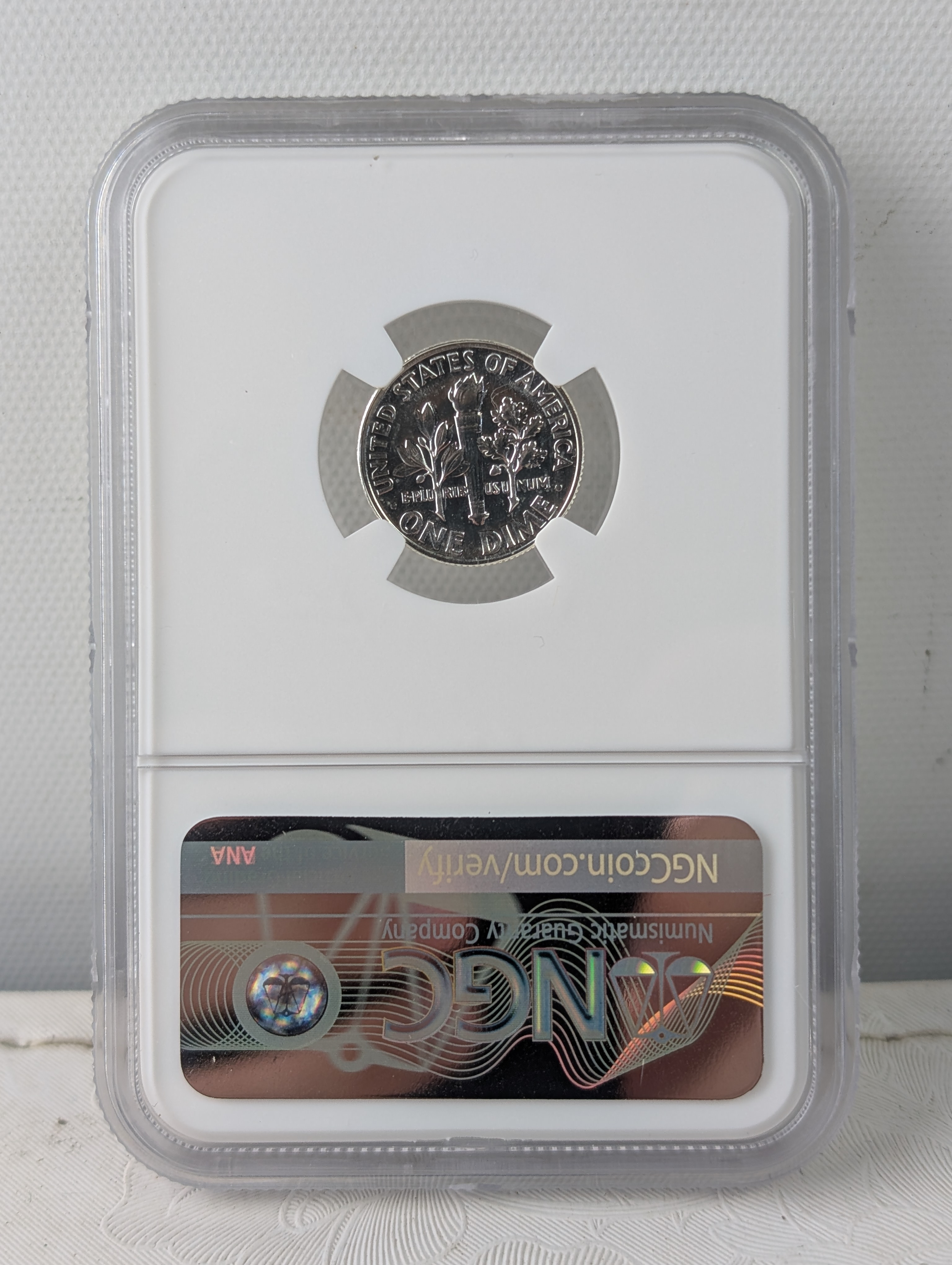 1956-P Roosevelt 90% Silver Dime NGC PF 67