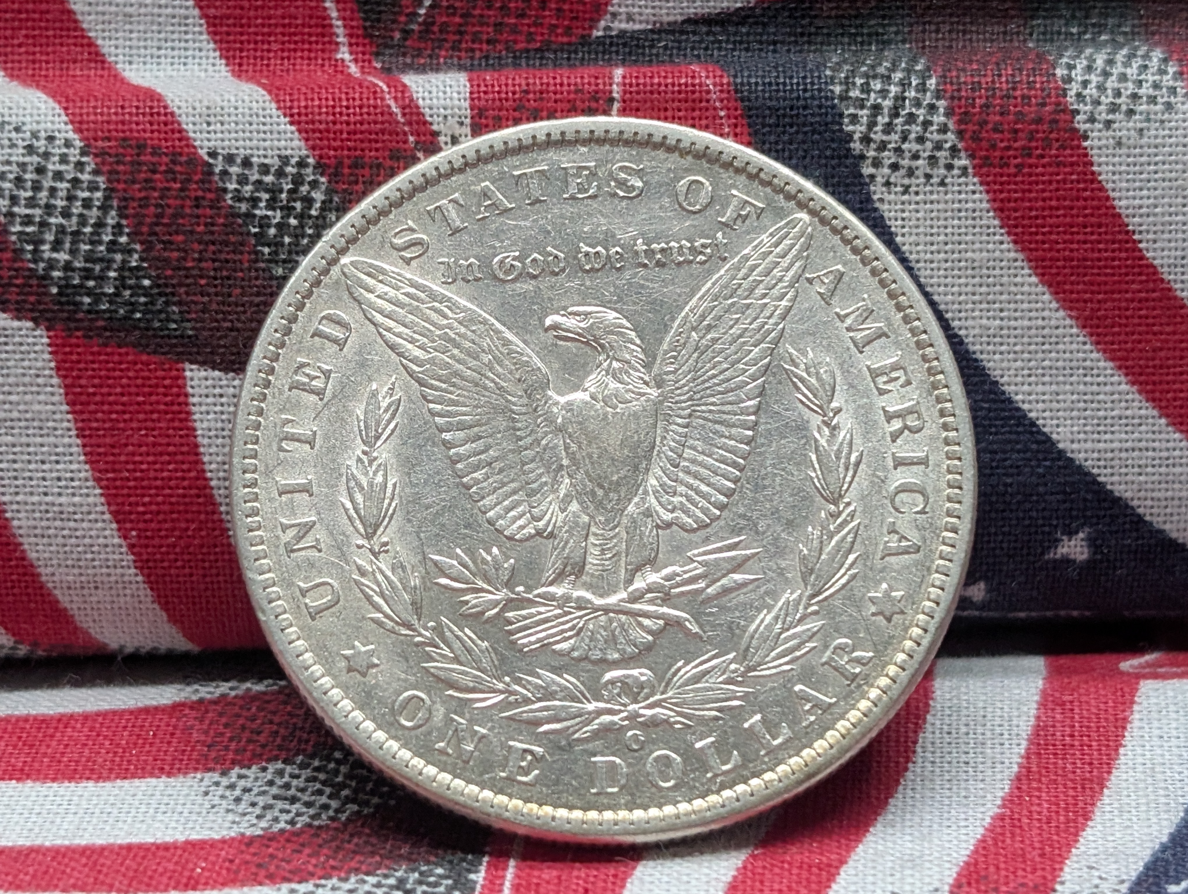 1886-O Morgan Dollar, 90% Silver, 26.73 g