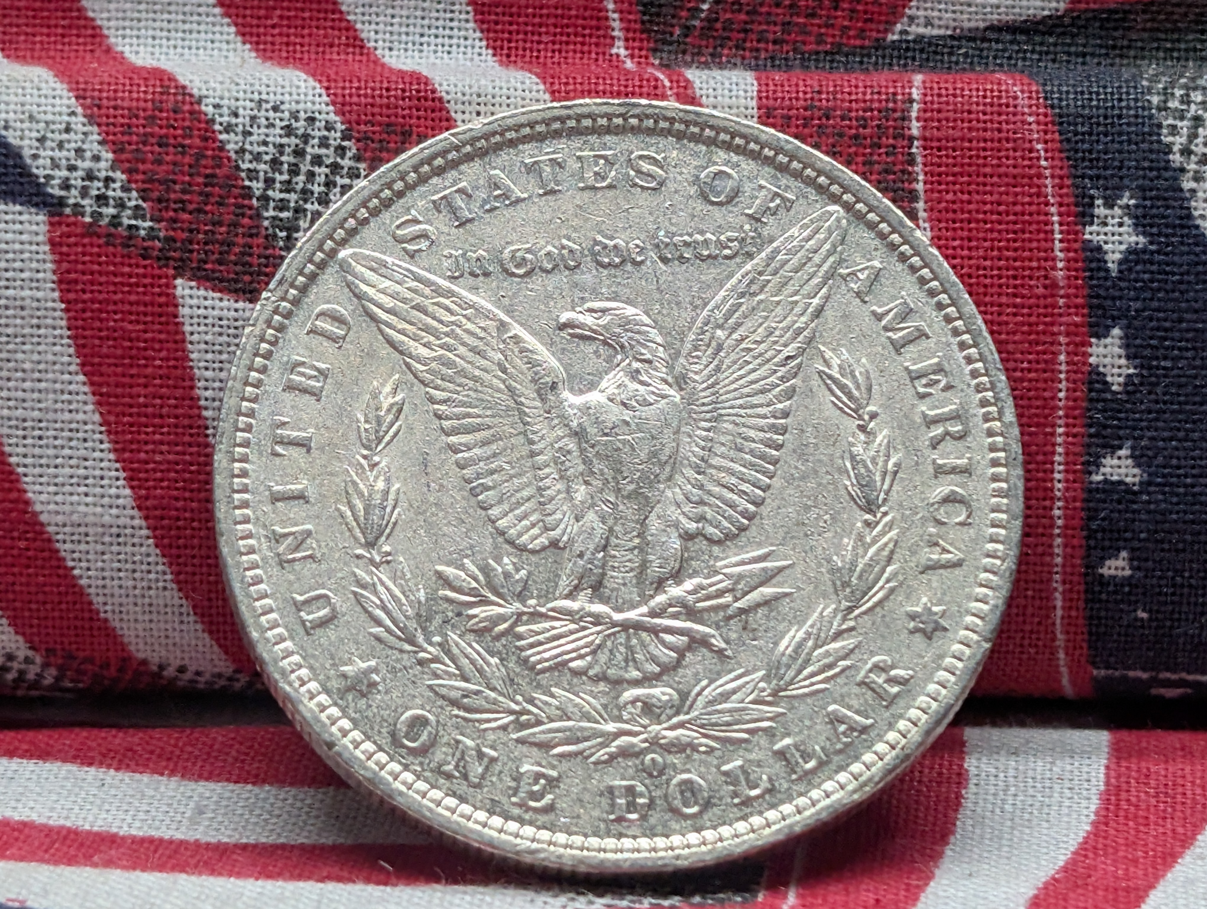 1882-O Morgan Dollar, 90% Silver, 26.73 g