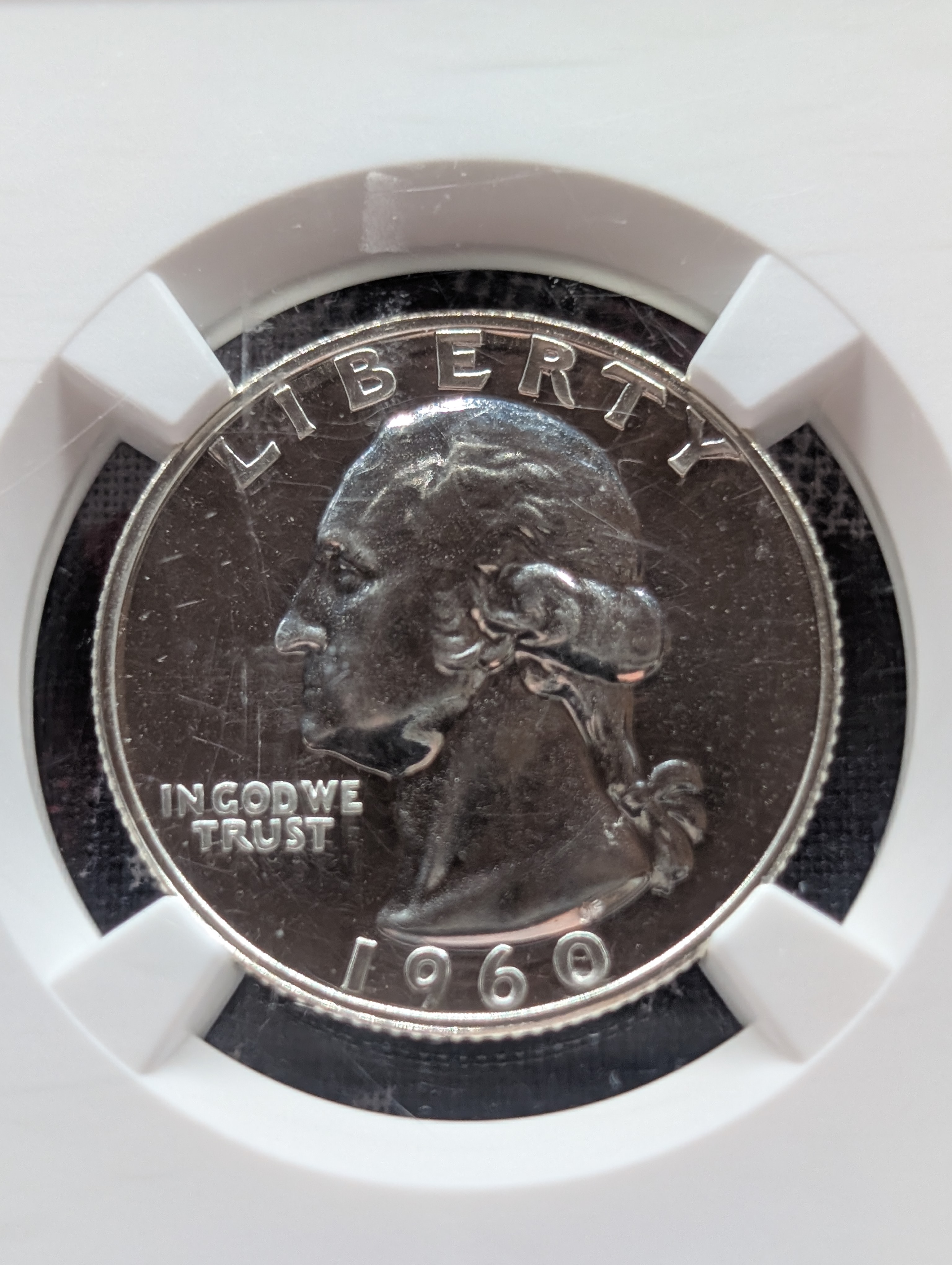 1960-P Washington 90% Silver Quarter NGC PF 67