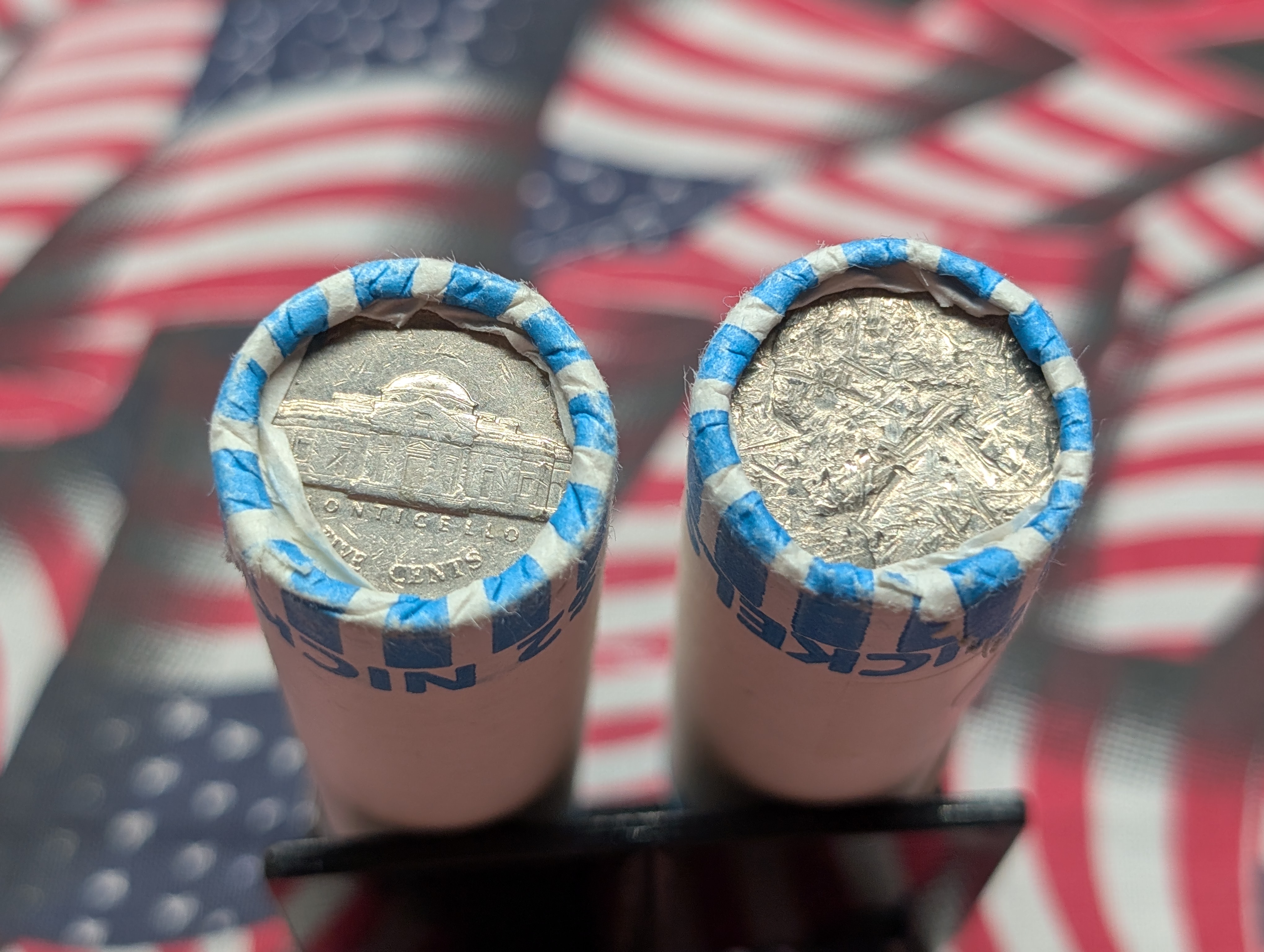 Two Rolls of Mixed Date Jefferson Nickels