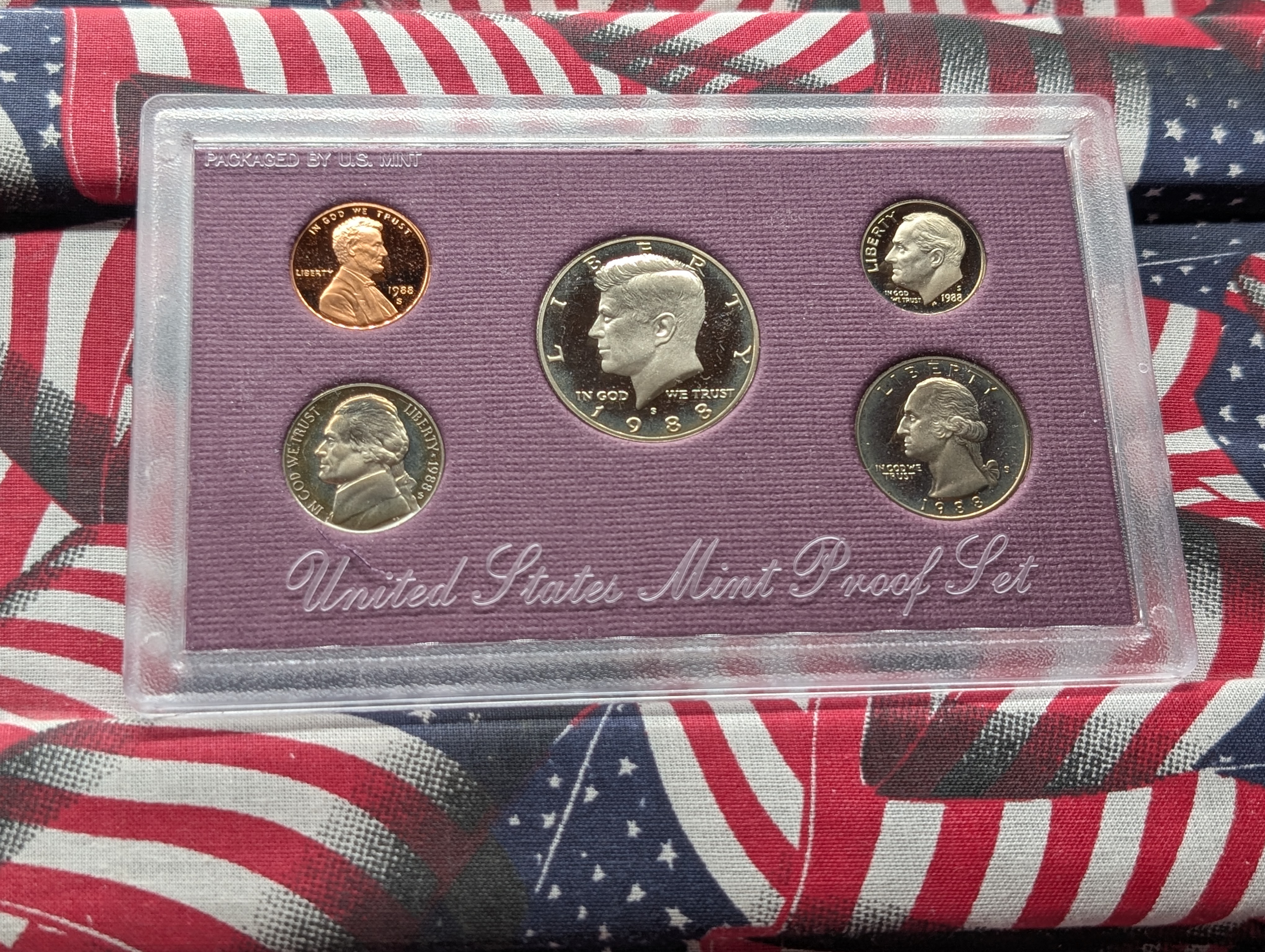 1988-S U.S. Mint Proof Set in OGP w/ COA